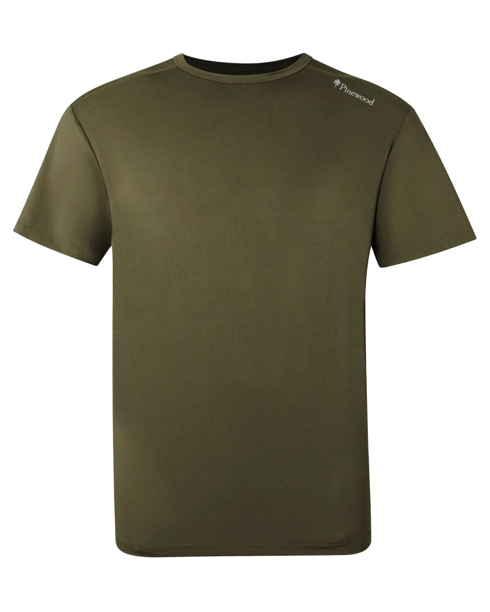 Pinewood® Funktions T-shirt Herr / Moss Green - Image 3
