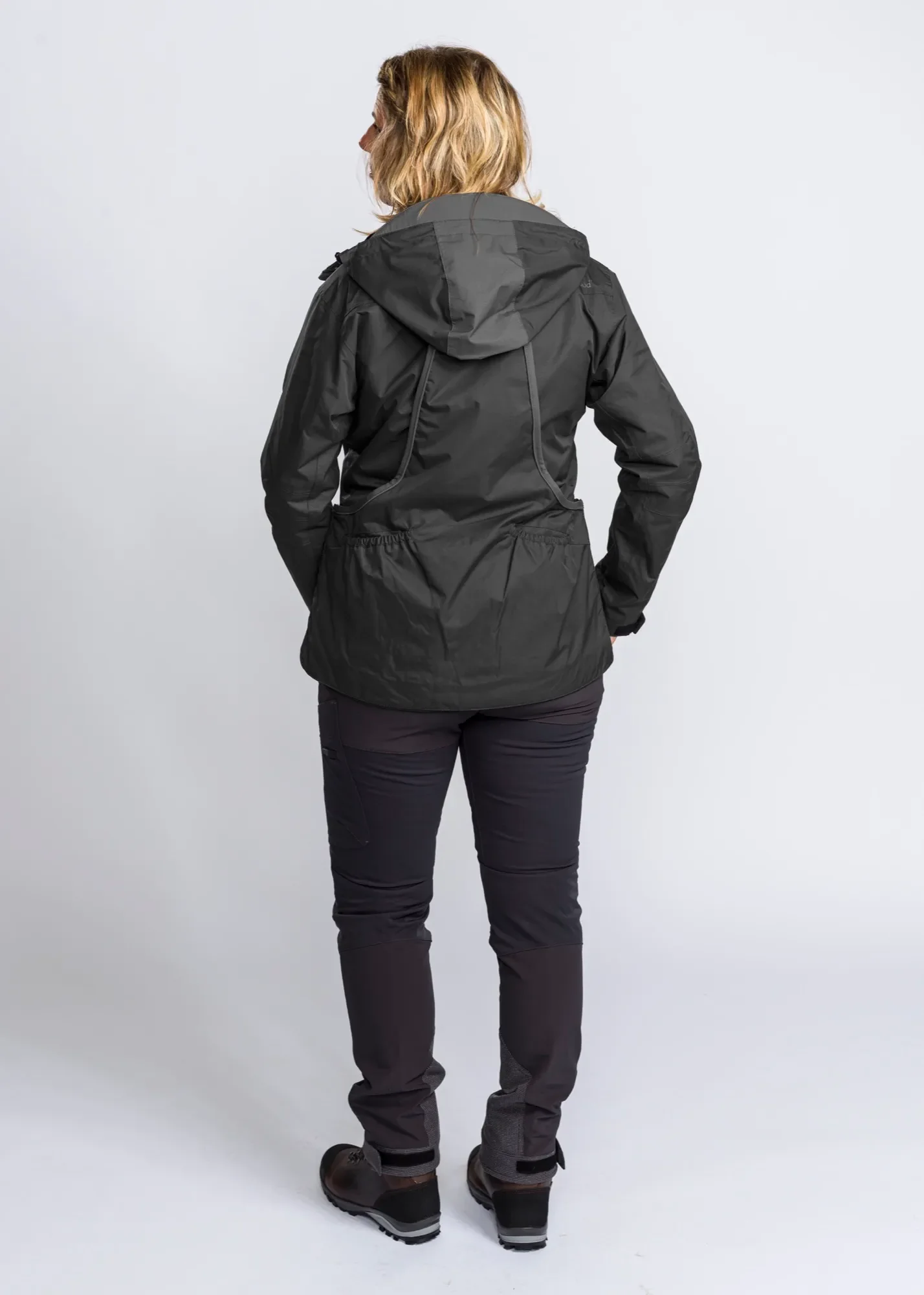Pinewood® Hundsportsjacka 2.0 Dam / Black/D.Anthracite - Image 4