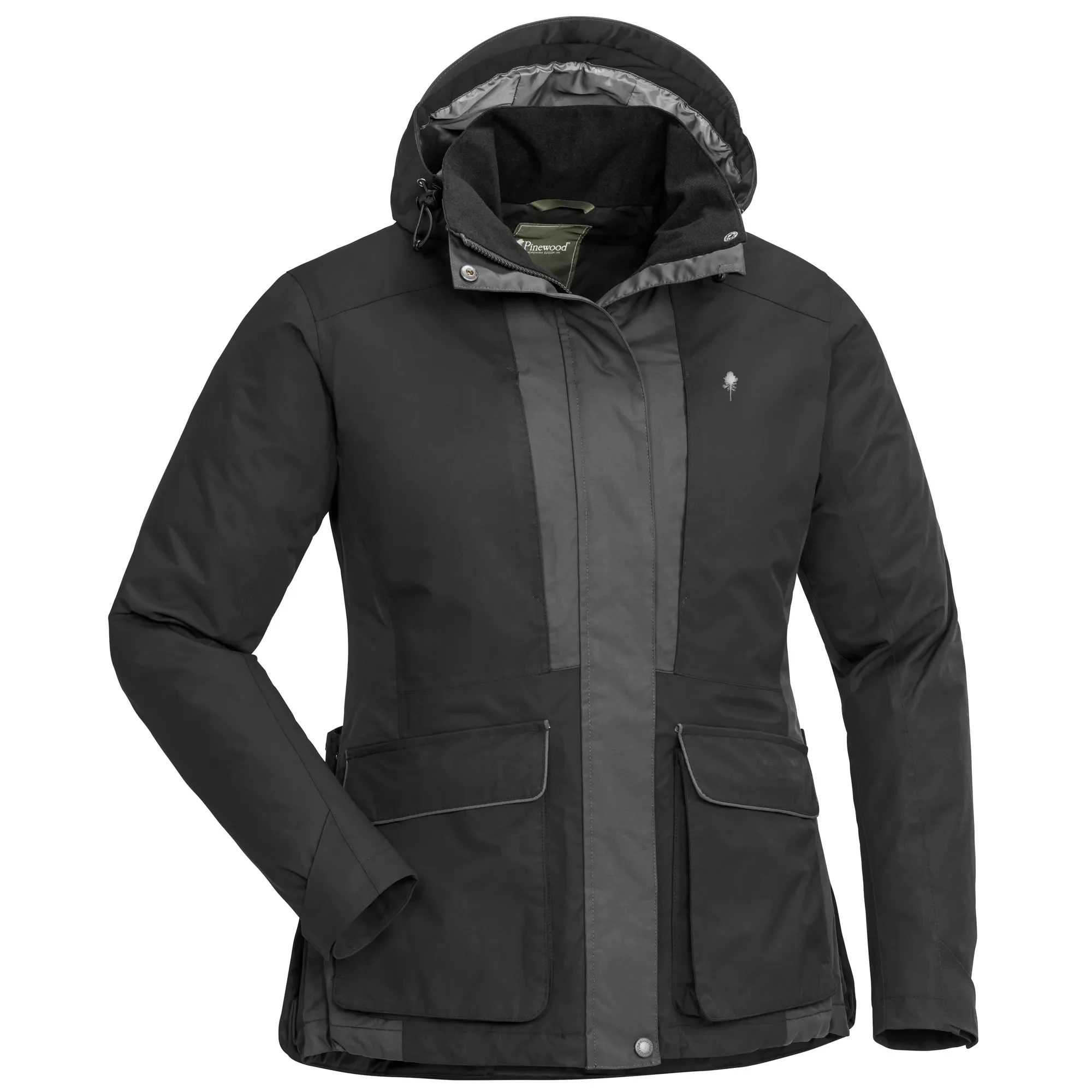 Pinewood® Hundsportsjacka 2.0 Dam / Black/D.Anthracite - Image 5
