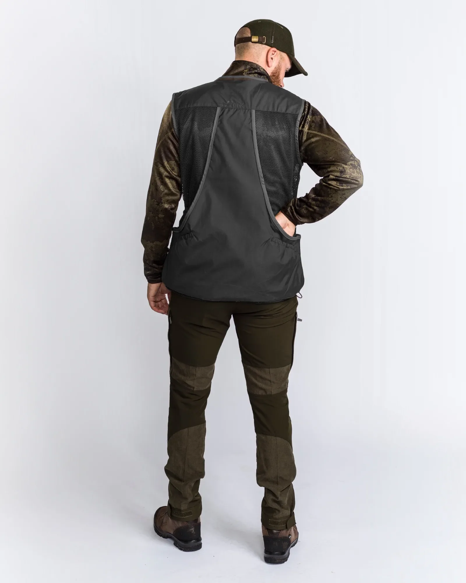 Pinewood® Hundsportsväst 2.0 Herr / Black/D.Anthracite - Image 2