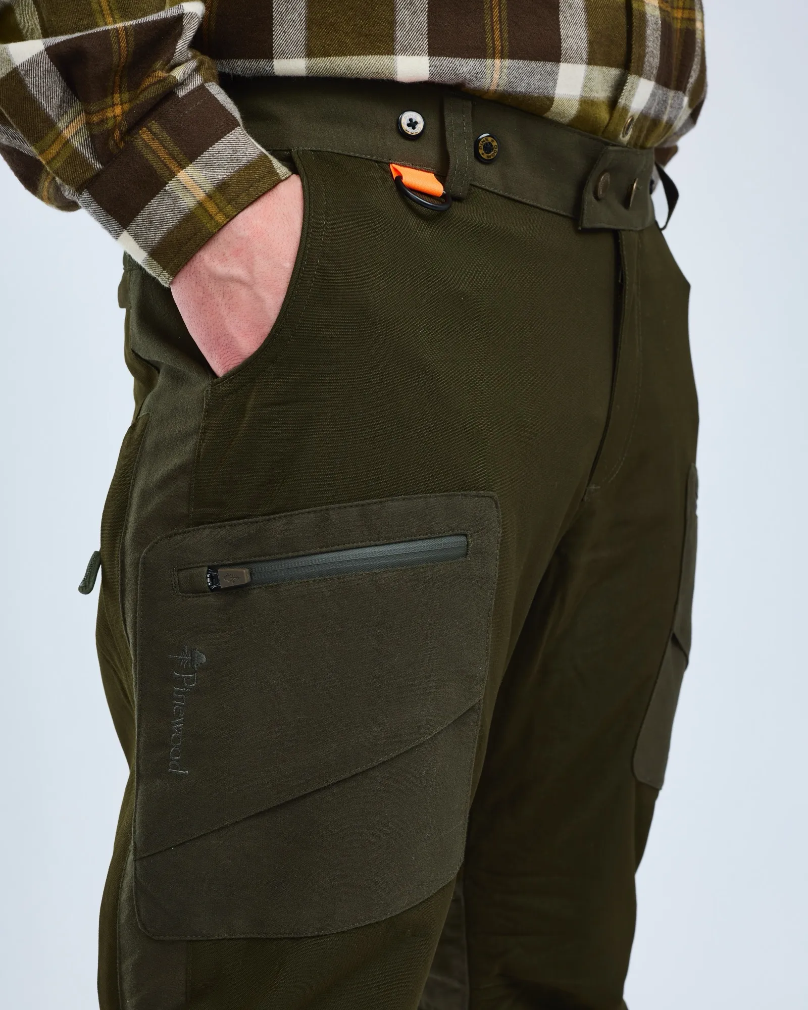 Pinewood® Hunter Pro Xtreme 2.0 Jaktbyxa Herr / Moss Green - Image 3