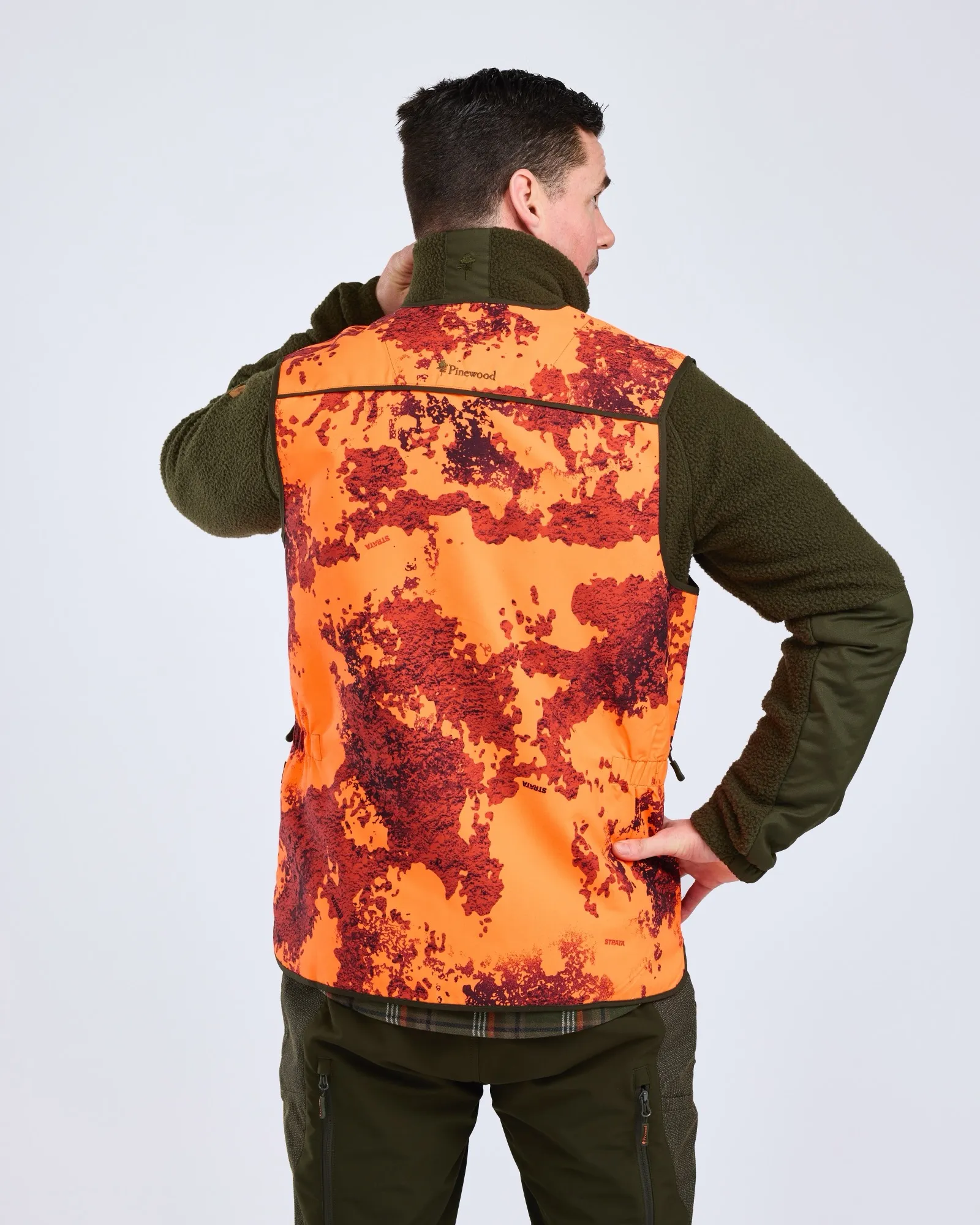 Pinewood® Hunters Camou Väst Herr / Strata Blaze - Image 2