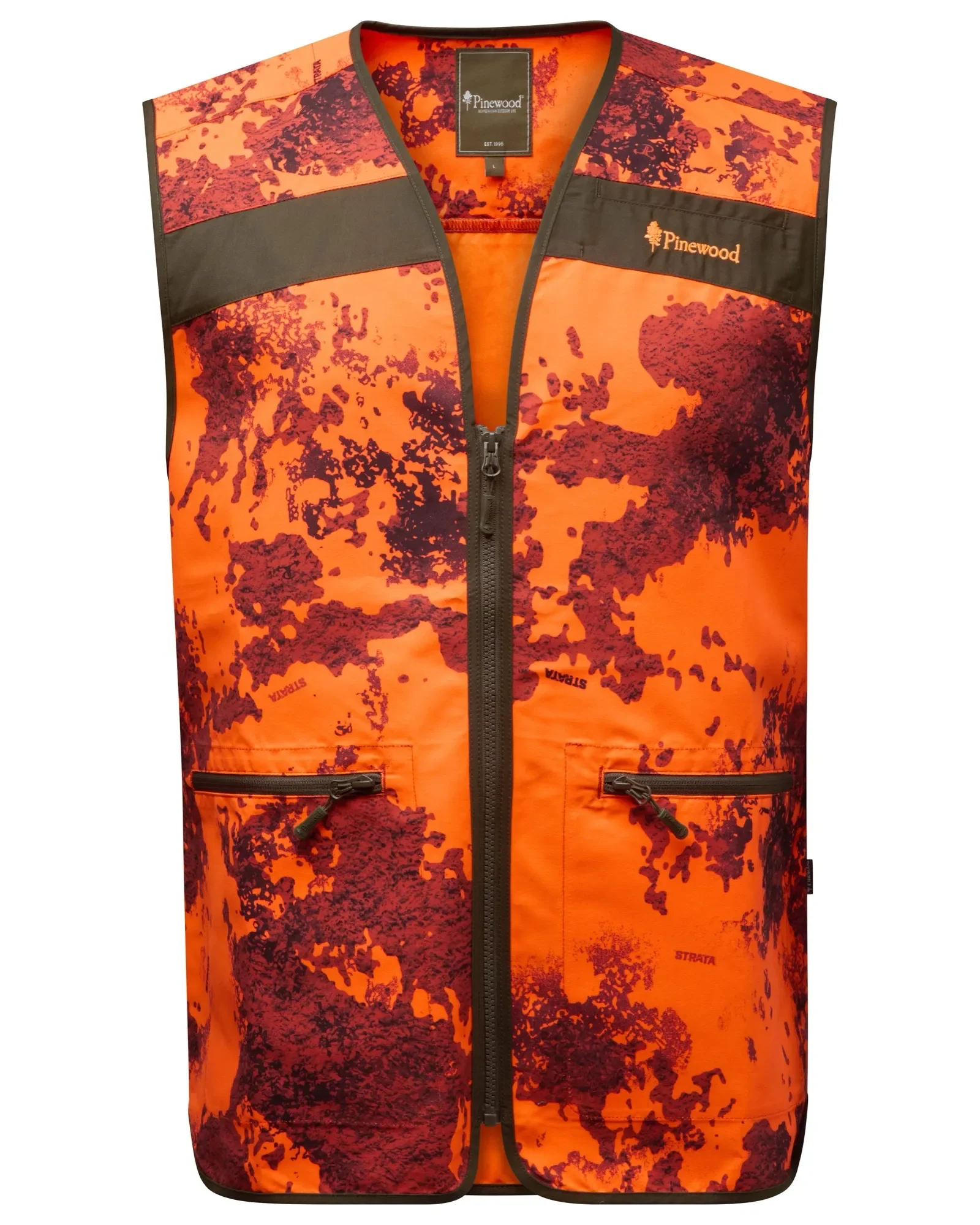 Pinewood® Hunters Camou Väst Herr / Strata Blaze - Image 5