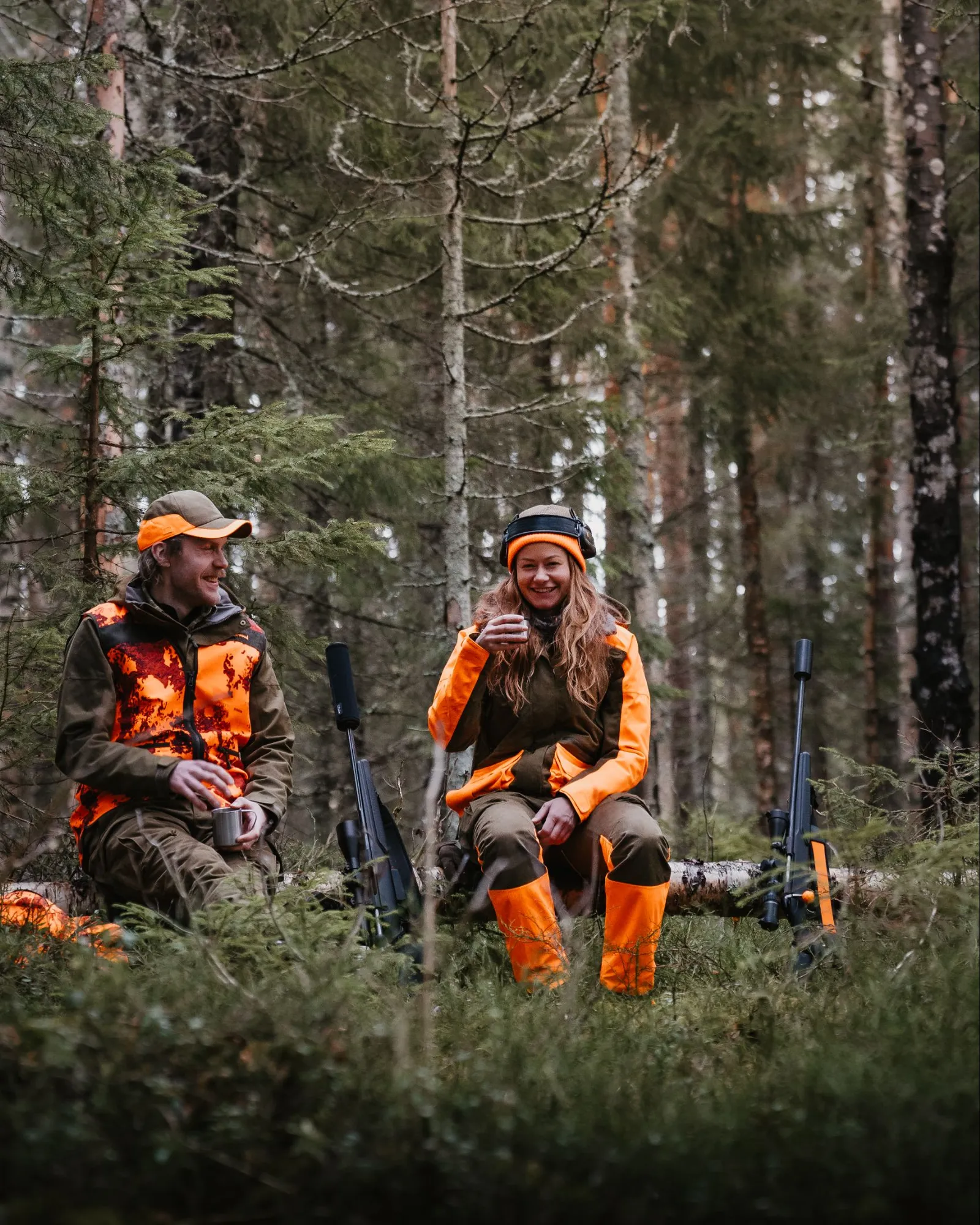 Pinewood® Hunters Camou Väst Herr / Strata Blaze - Image 6