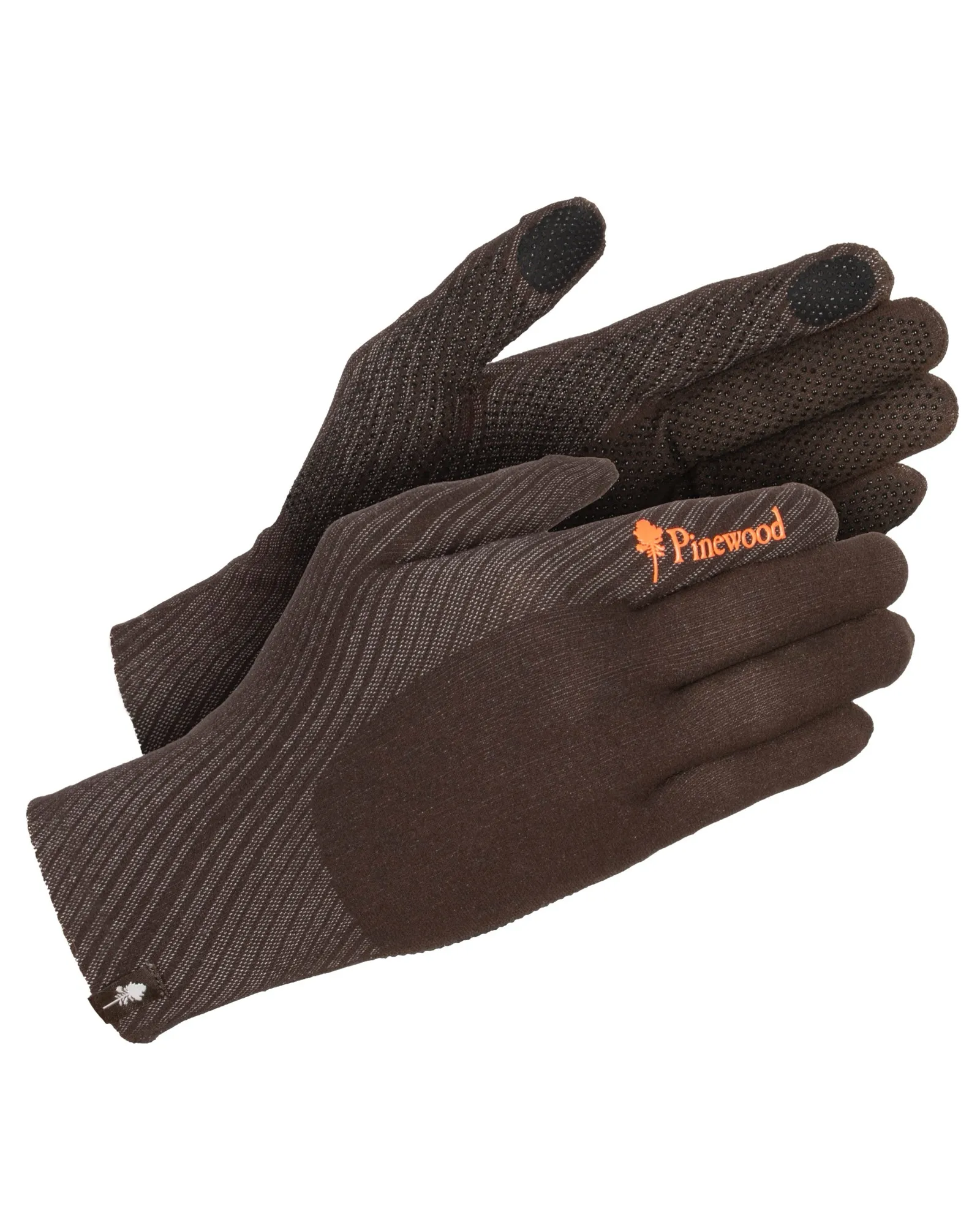 Pinewood® Hunters Liner Stretch Handske / Mossgreen/D.Brown