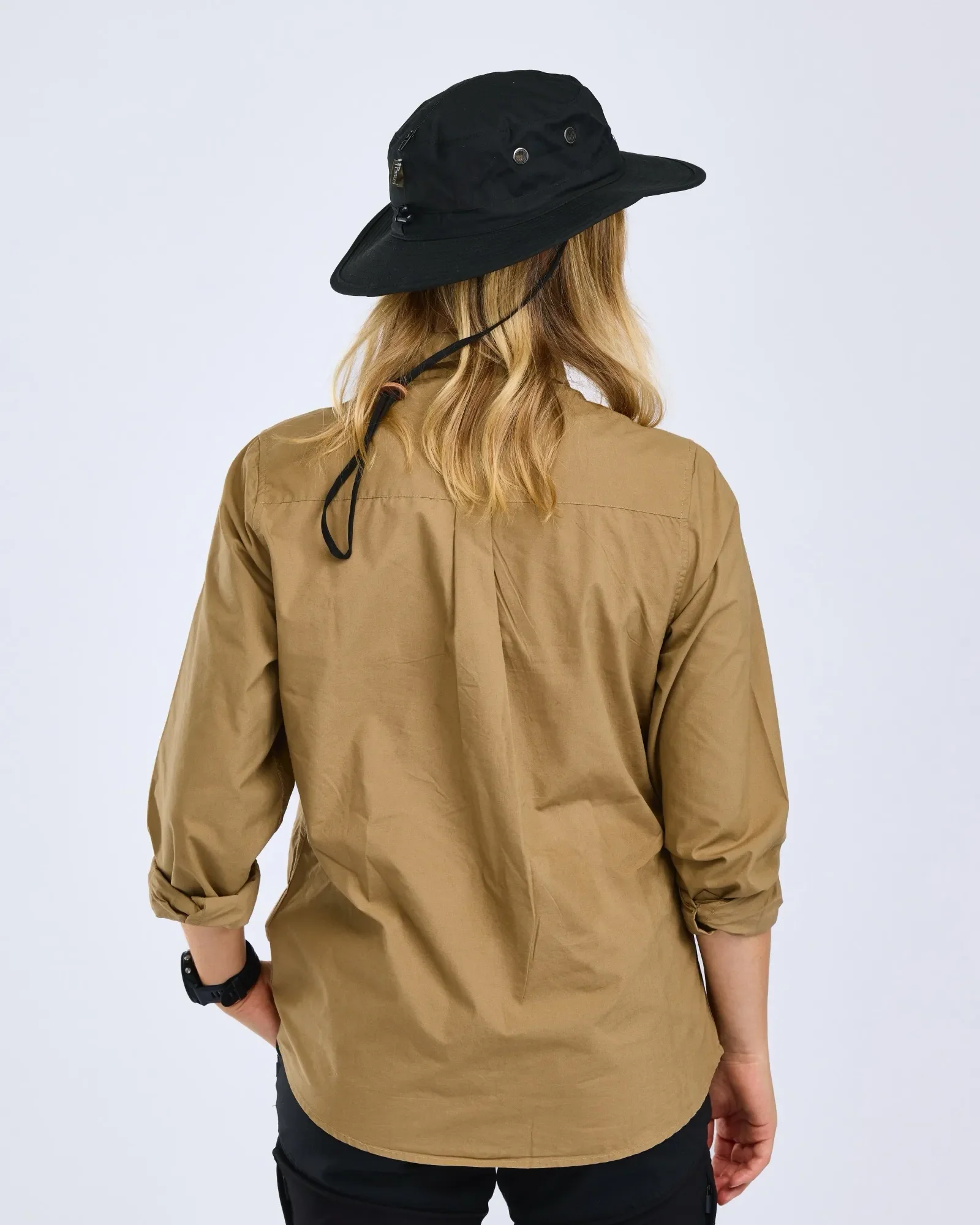 Pinewood® InsectSafe Poplin Långärmad Skjorta Dam / Sandstone - Image 2