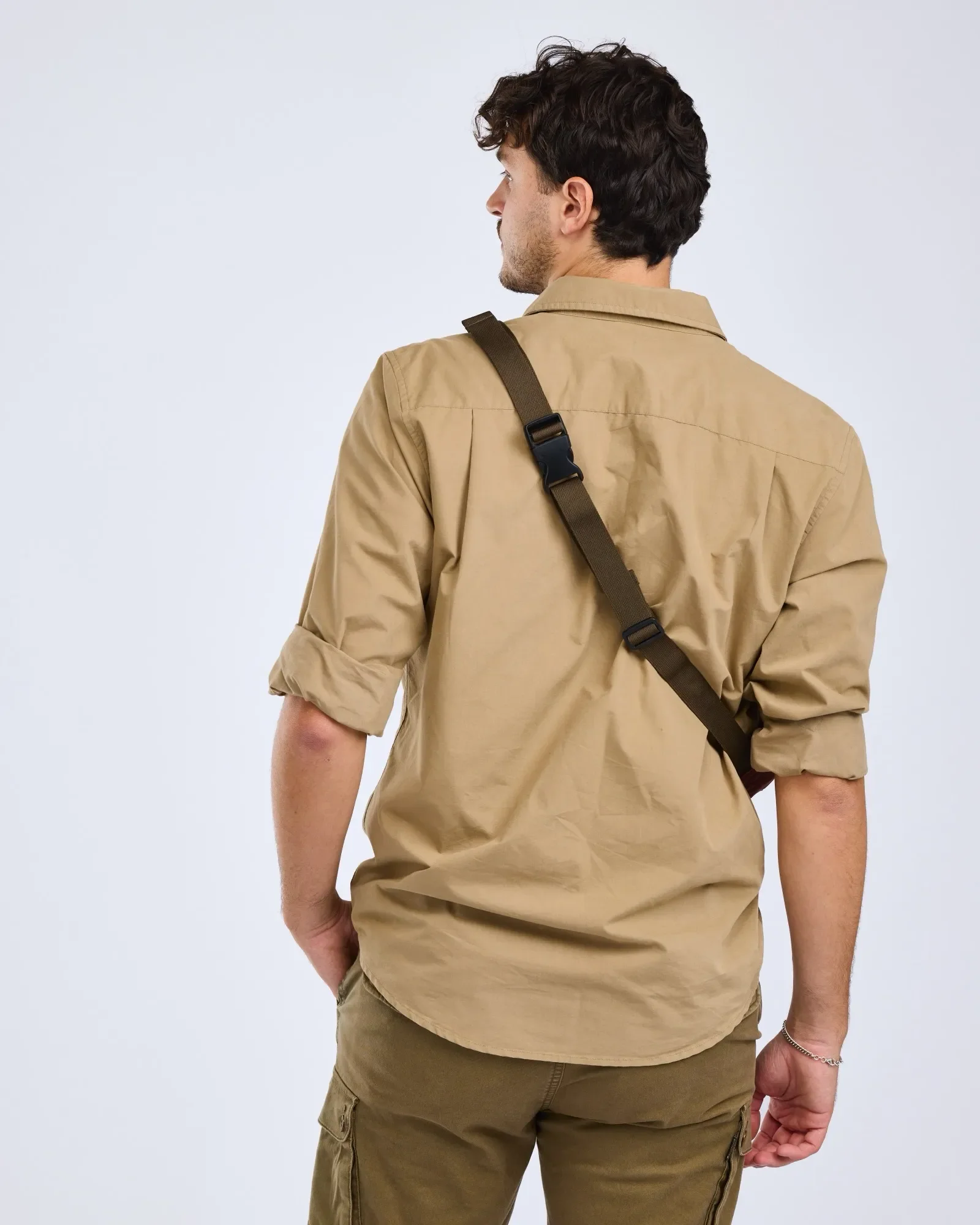 Pinewood® InsectSafe Poplin Långärmad Skjorta Herr / Sandstone - Image 2
