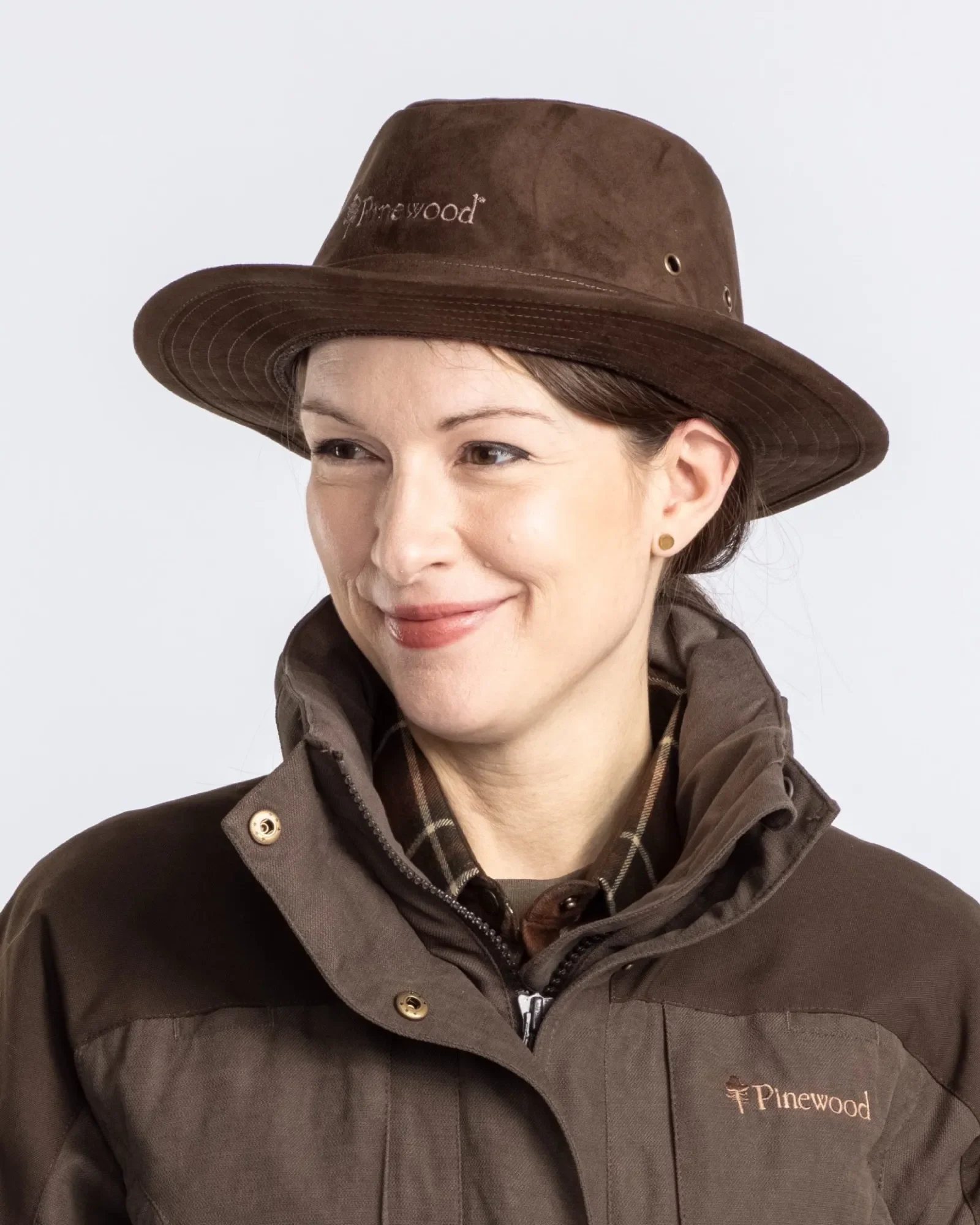 Pinewood® Jakthatt / Suede Brown - Image 2