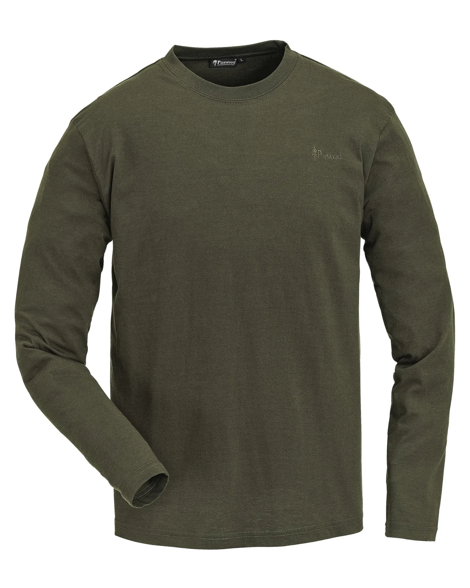 Pinewood® Långärmad T-shirt 2-pack Herr / Green