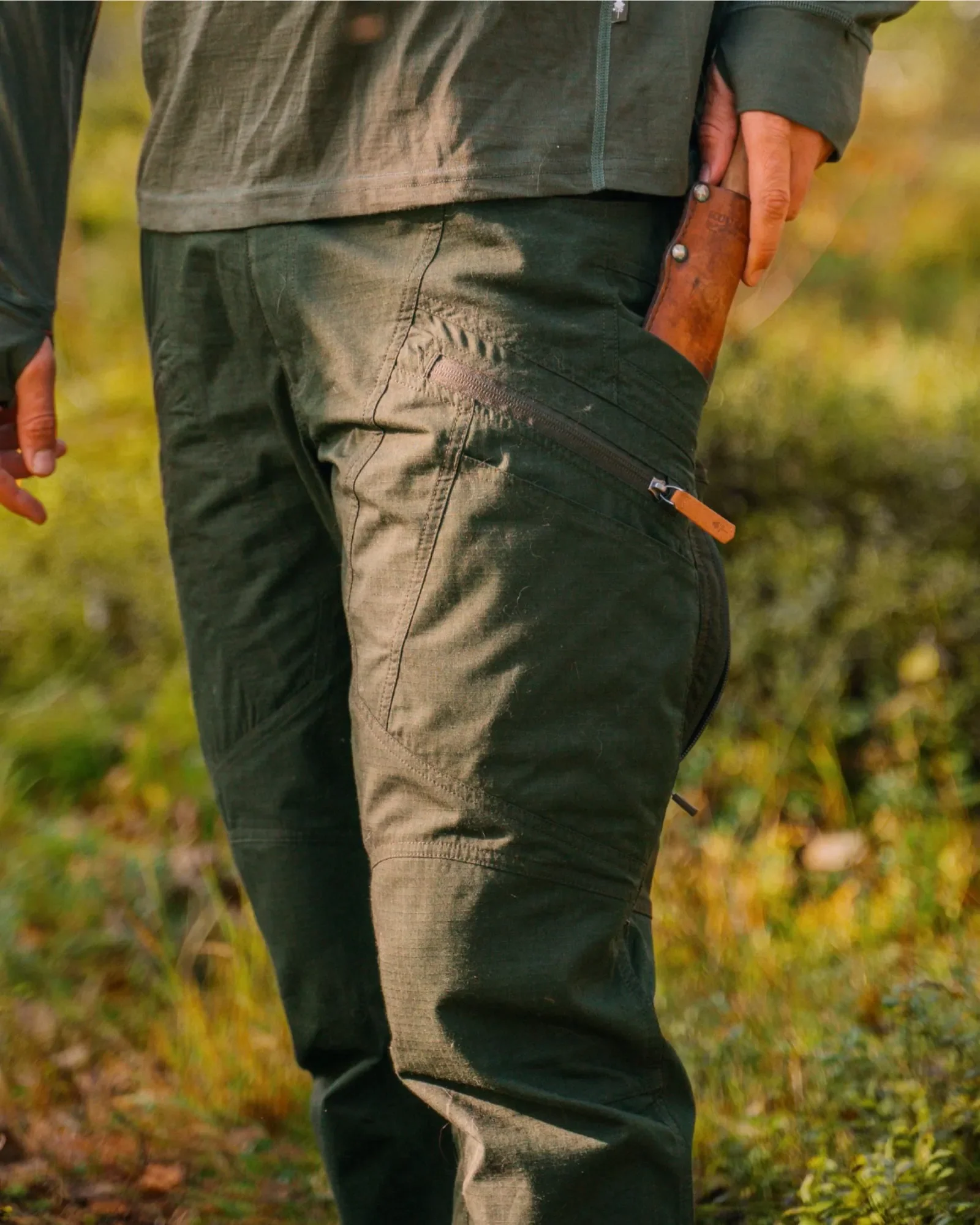 Pinewood® Lappland Expert Byxor Herr / Moss Green - Image 5