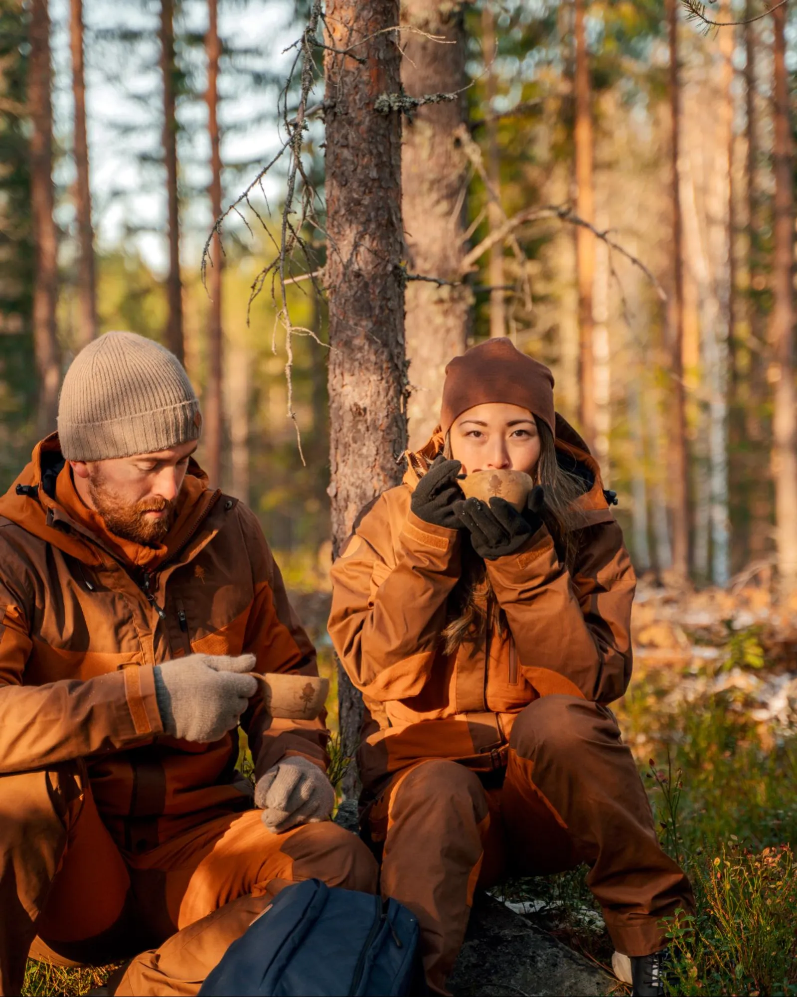 Pinewood® Merino Ull Beanie / Nougat - Image 4