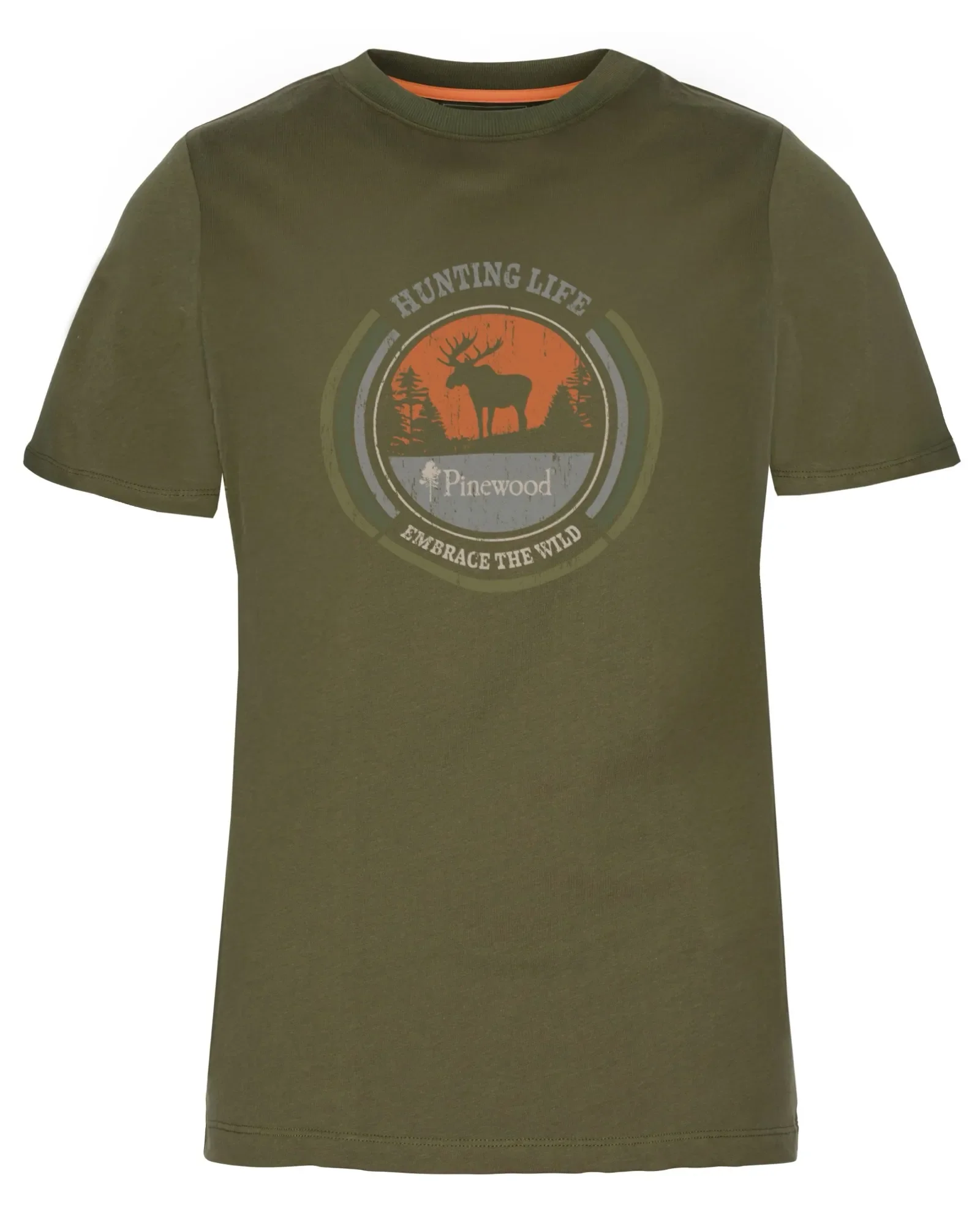 Pinewood® Moose T-shirt Dam / H.Olive - Image 4