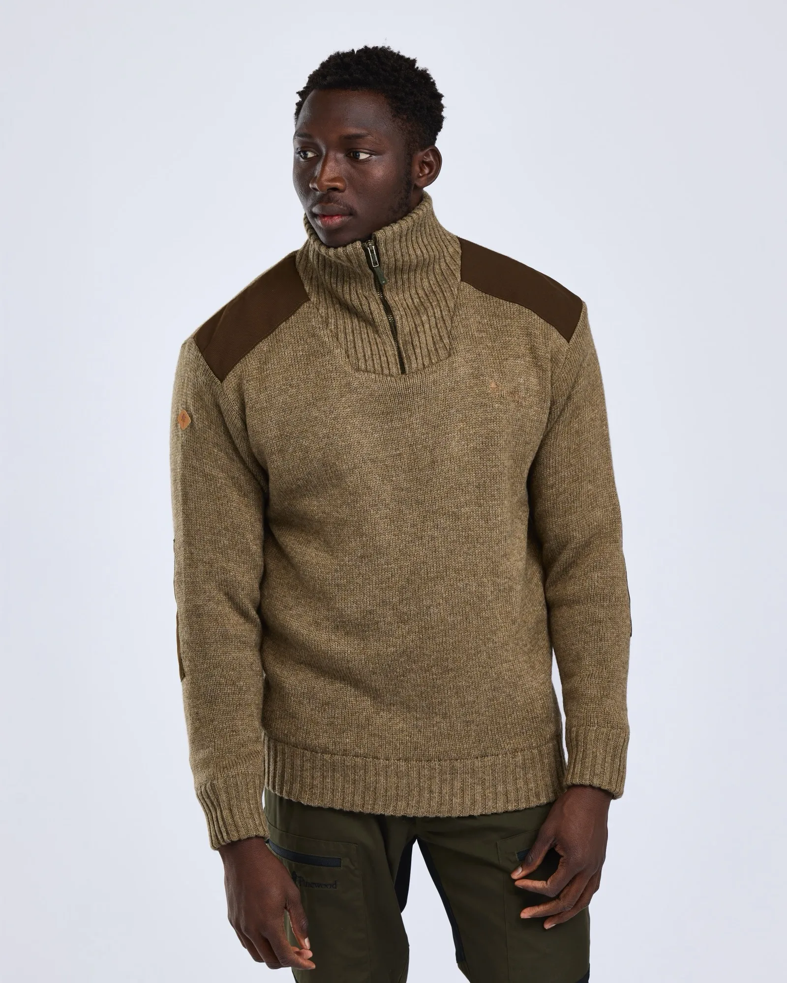 Pinewood® Nya Stormy Tröja Herr / Brown Mel