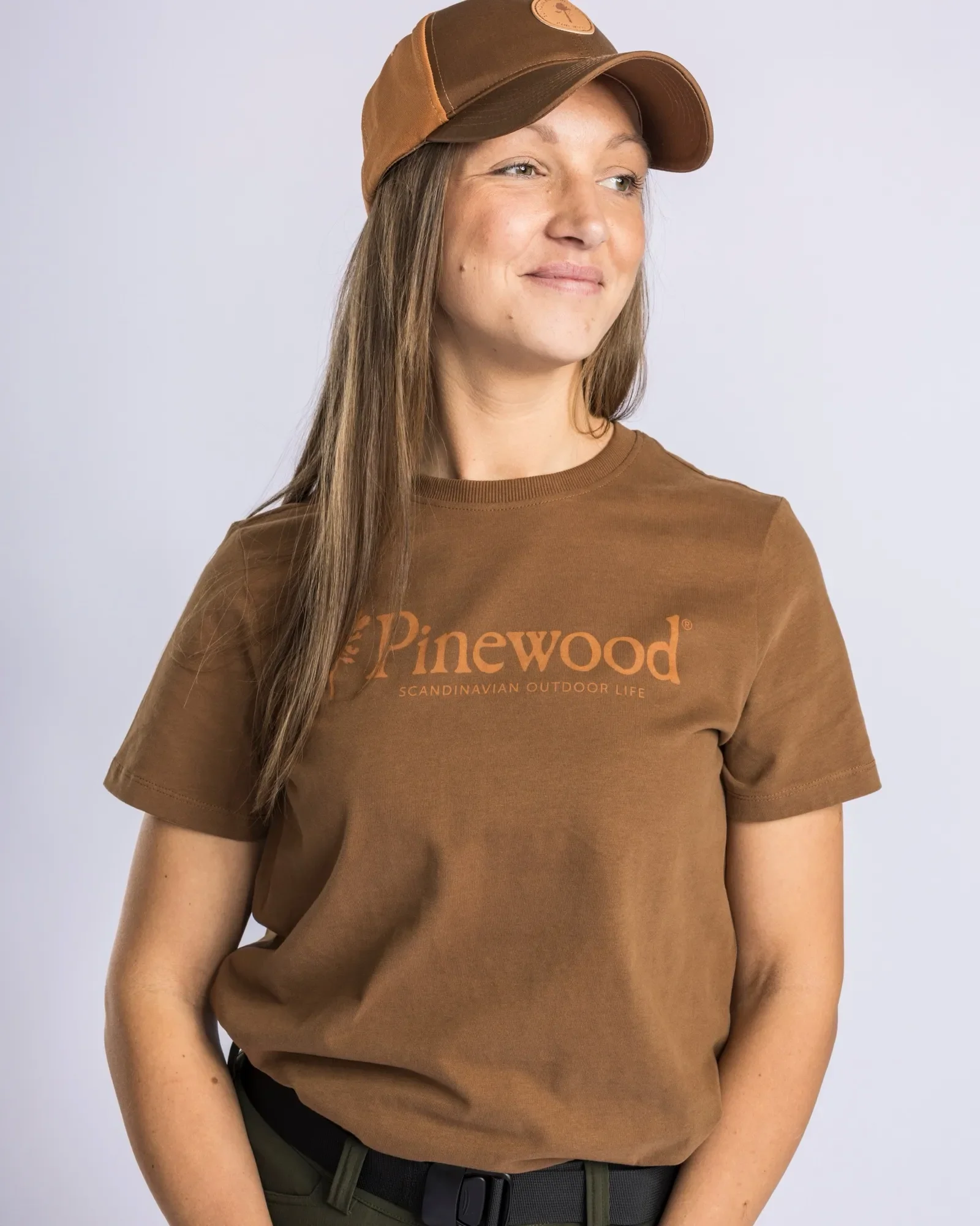 Pinewood® Outdoor Life T-shirt Dam / Nougat