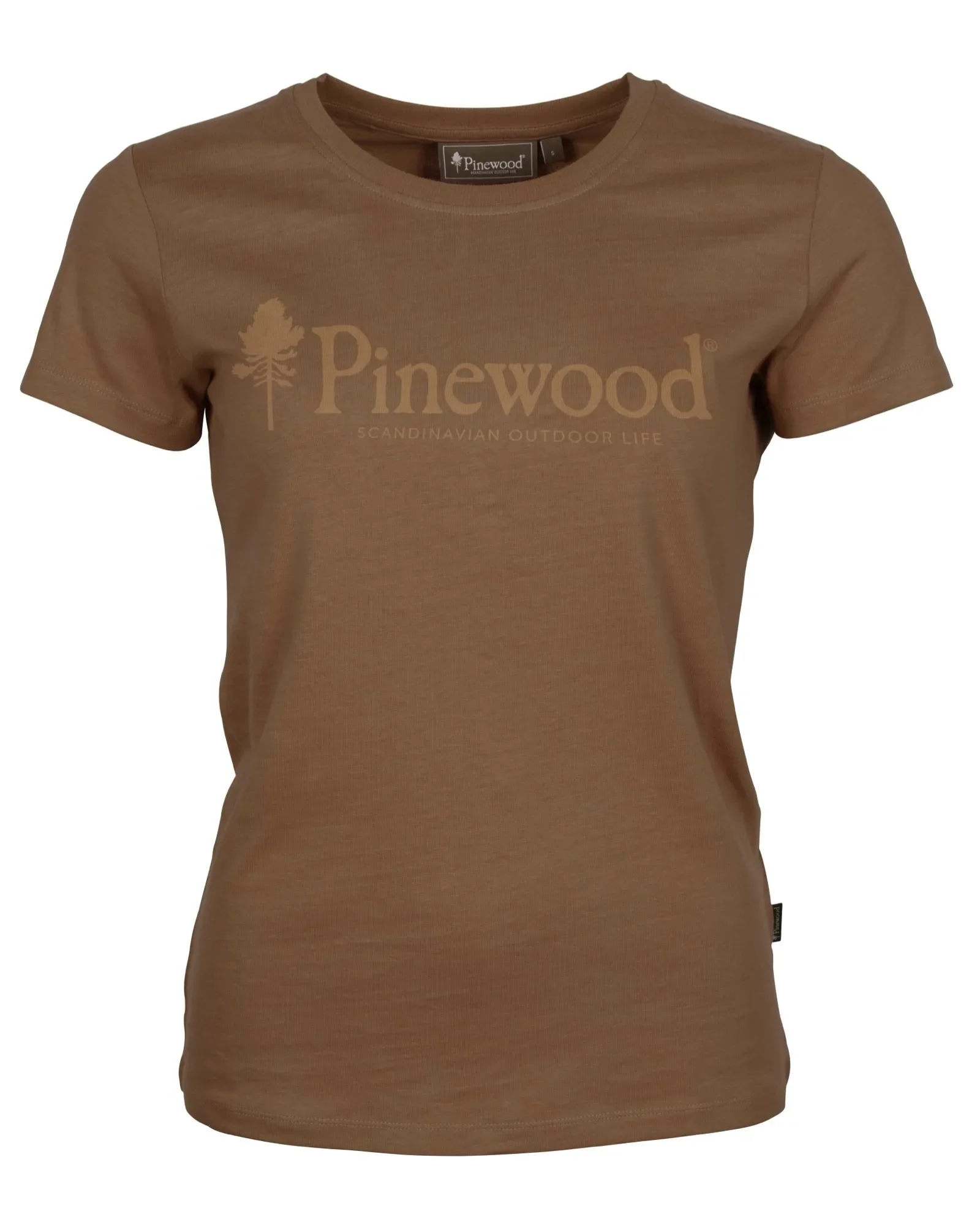 Pinewood® Outdoor Life T-shirt Dam / Nougat - Image 3
