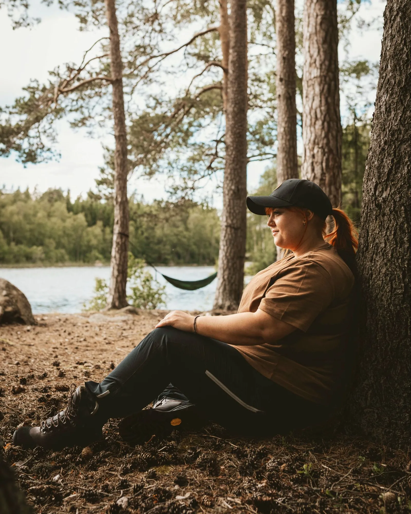 Pinewood® Outdoor Life T-shirt Dam / Nougat - Image 4