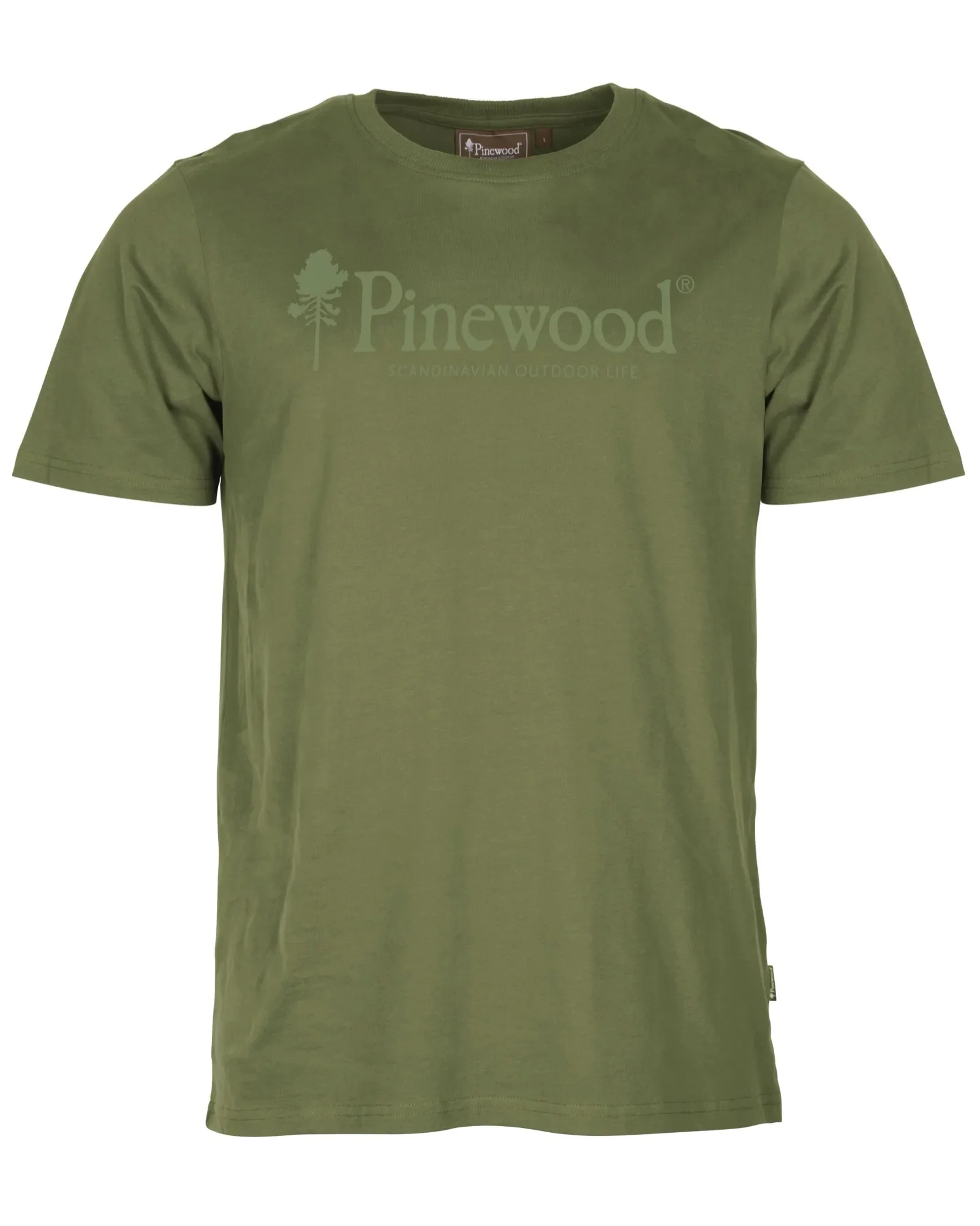 Pinewood® Outdoor Life T-shirt Herr / Pine Green - Image 4