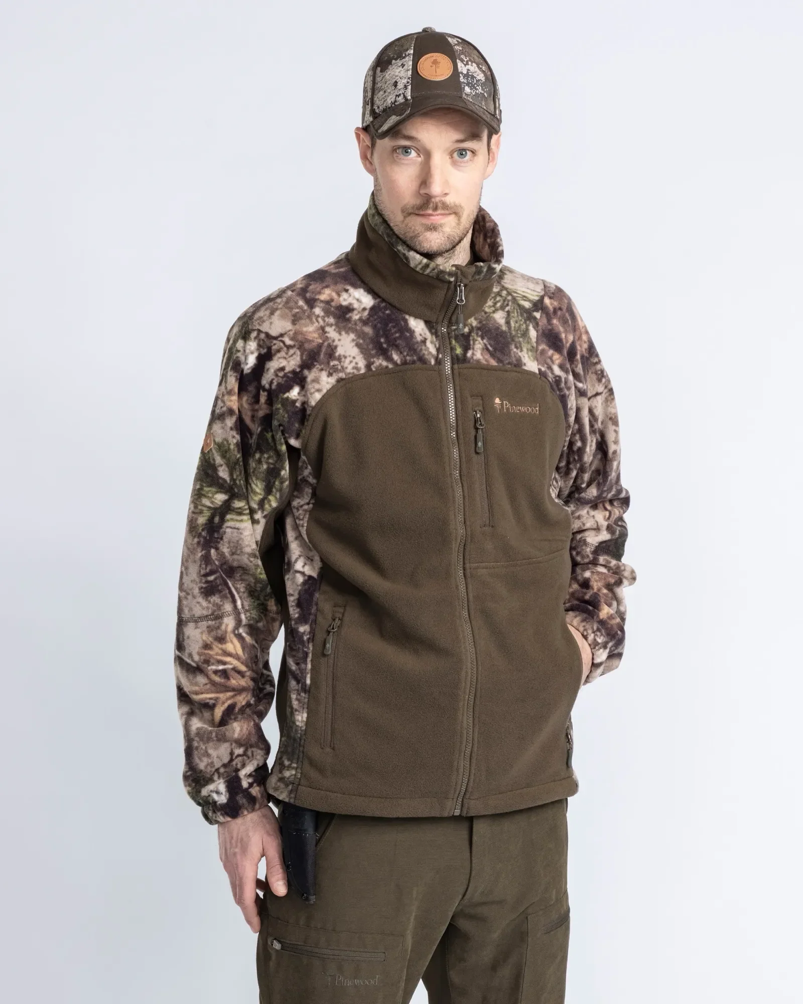 Pinewood® Oviken Fleecejacka Herr / Atera Camou/H.Green