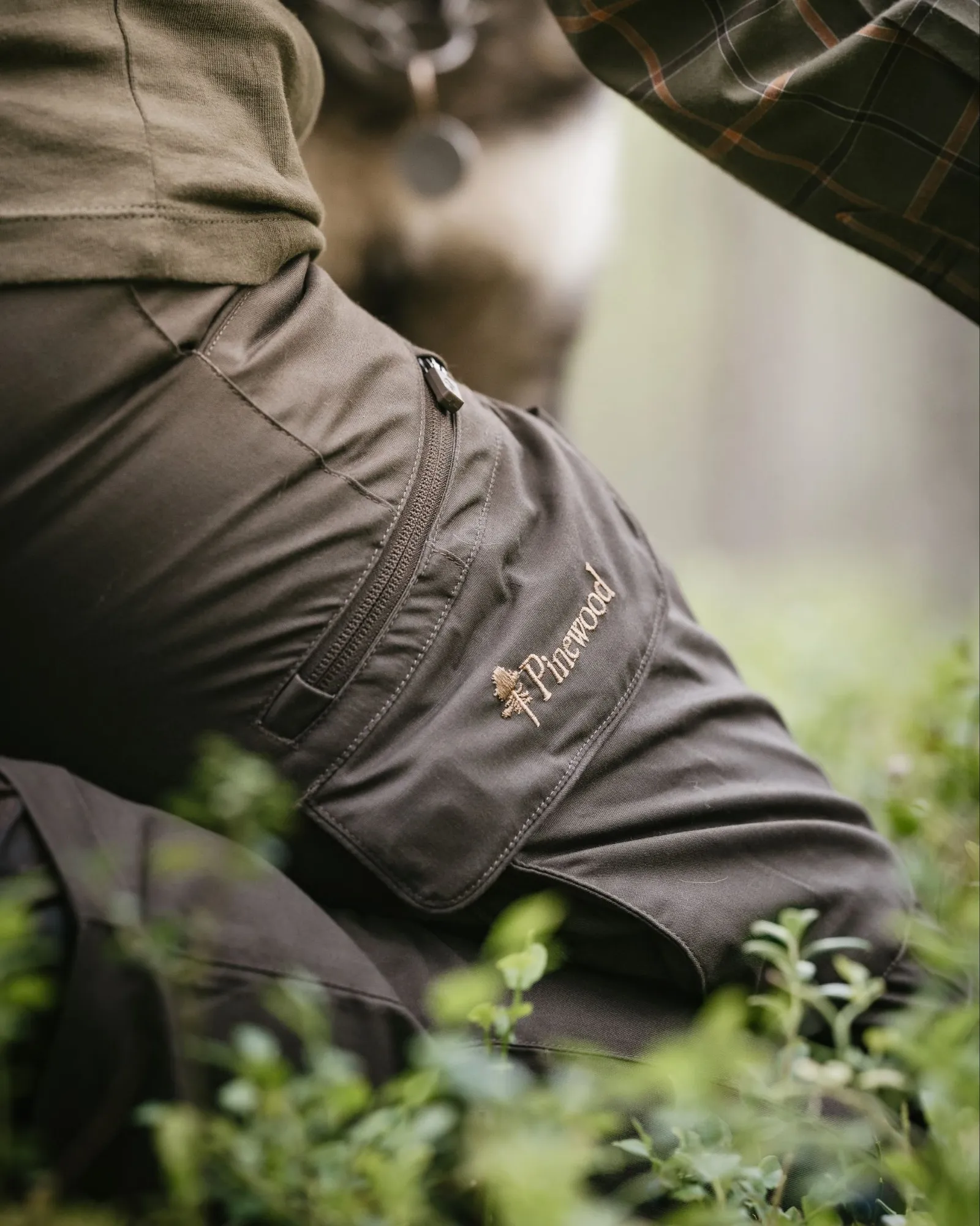 Pinewood® Pro InsectSafe Byxor Dam / D.Olive - Image 6