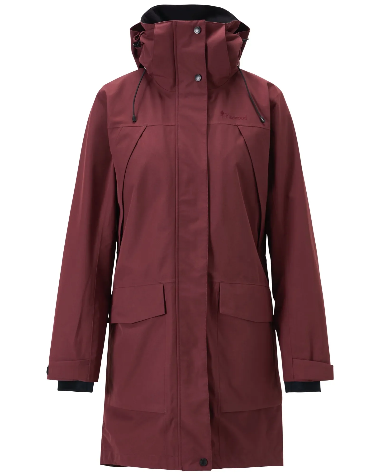 Pinewood® Regnparkas Dam / Earth Plum - Image 6