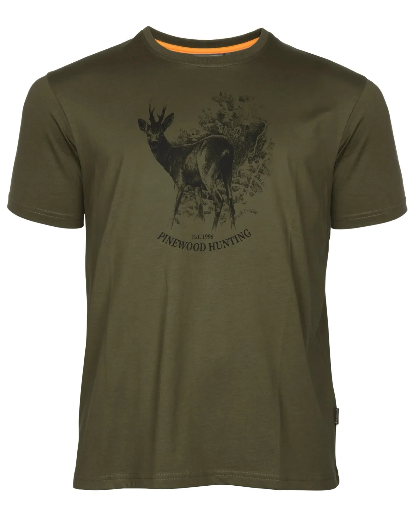 Pinewood® Roe Deer T-shirt Herr / Olive - Image 2