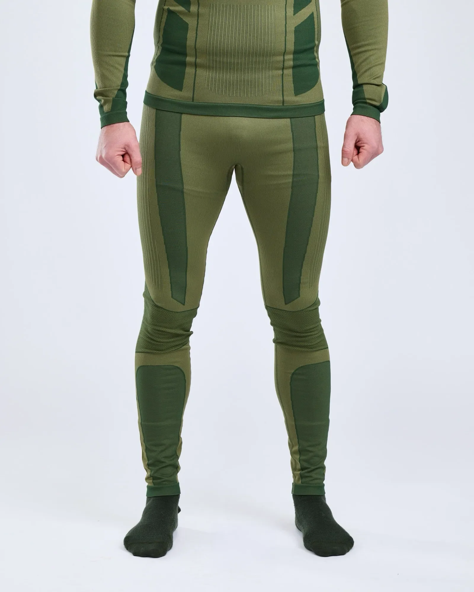 Pinewood® Seamless Function Base Layer Set Herr / Olive Green - Image 3