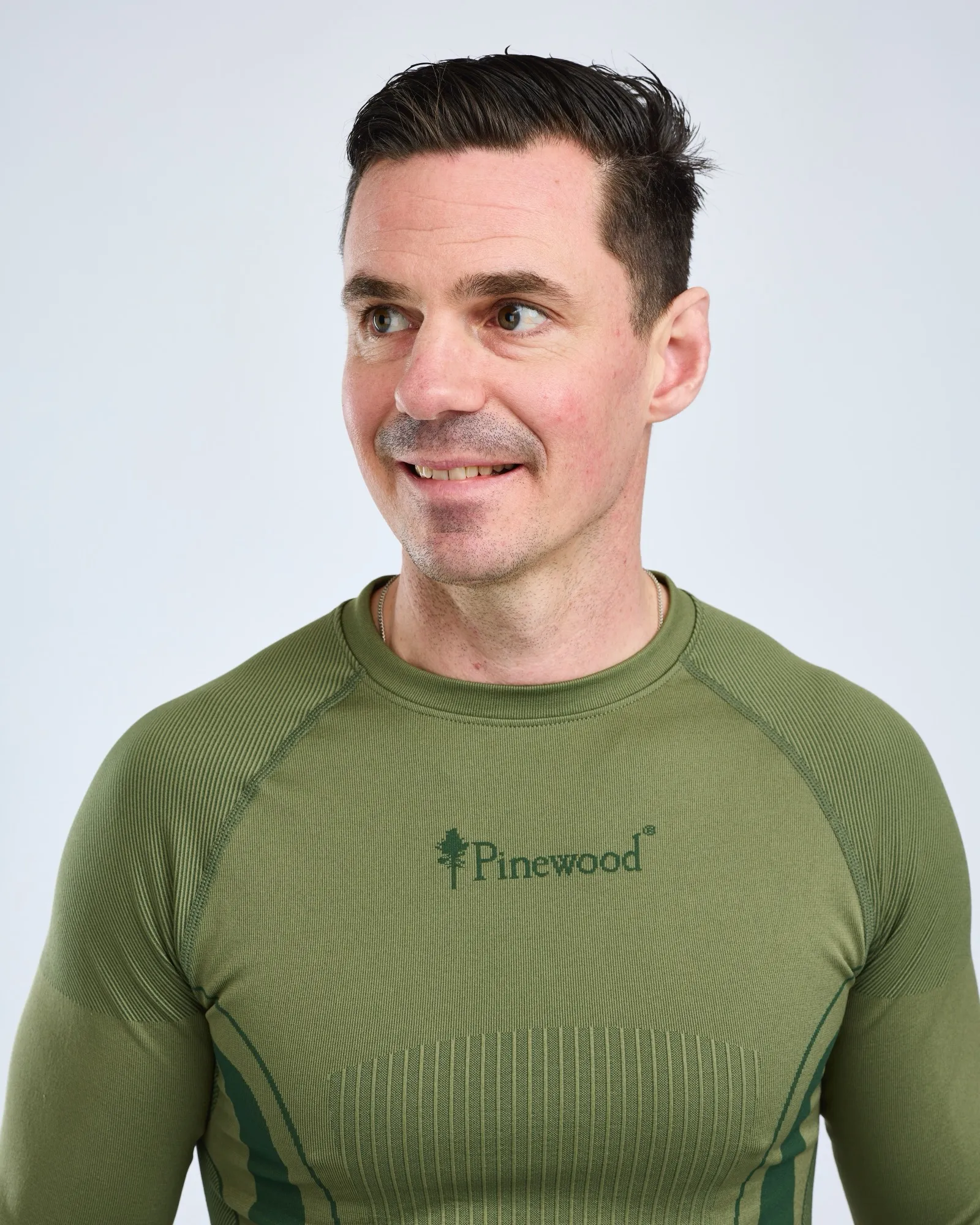 Pinewood® Seamless Function Base Layer Set Herr / Olive Green - Image 7