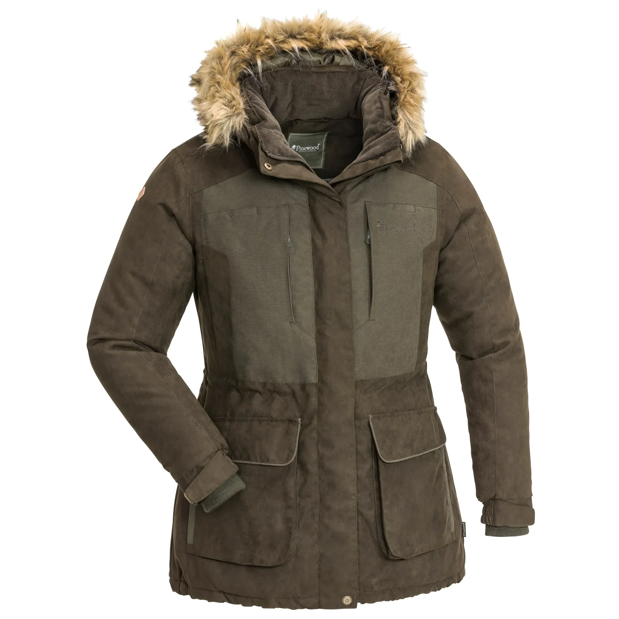 Pinewood® Småland abisko 2.0 Jaktjacka Dam / Suede Brown - Image 4