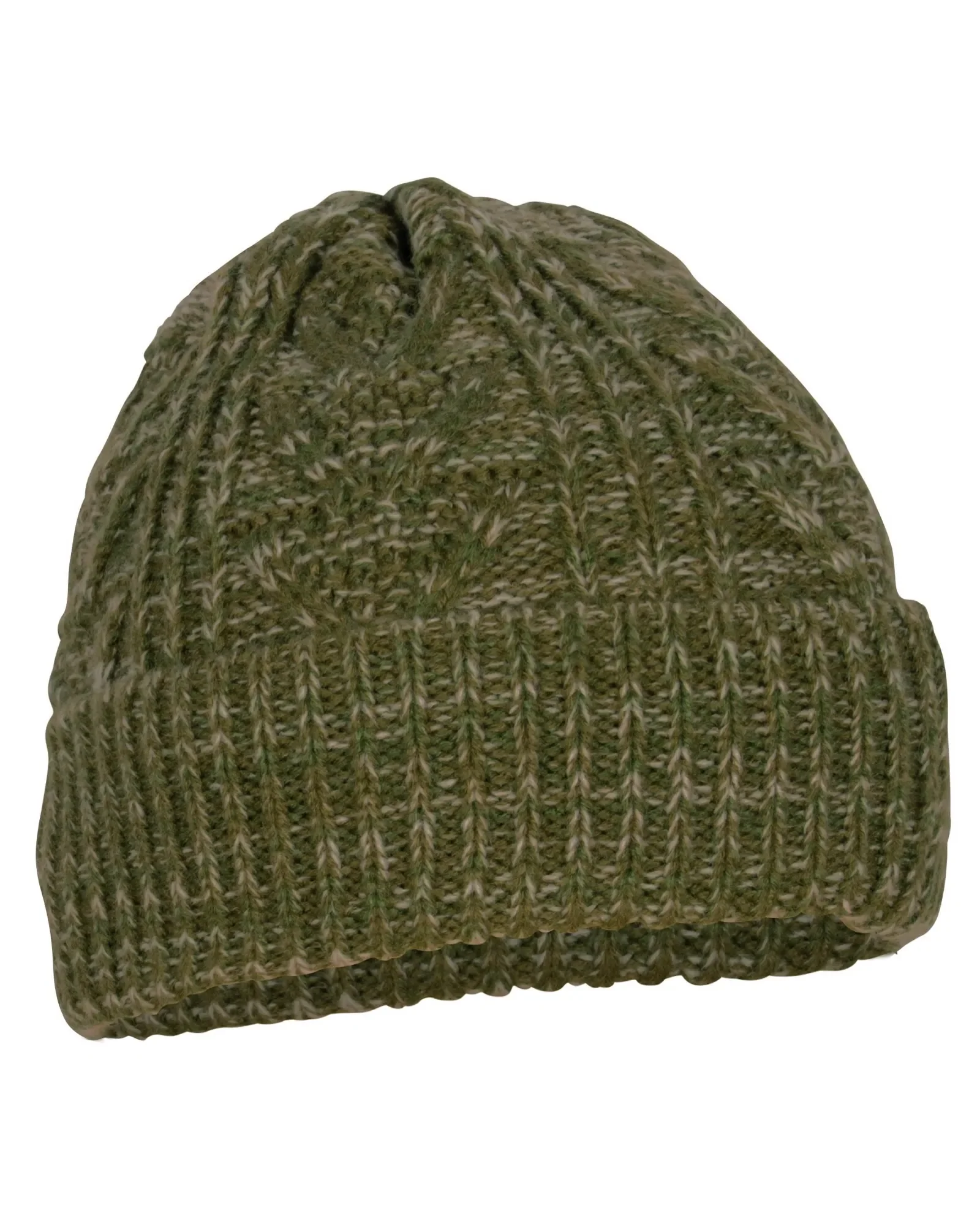 Pinewood® Stickad Melerad Mössa / Green Mel - Image 3