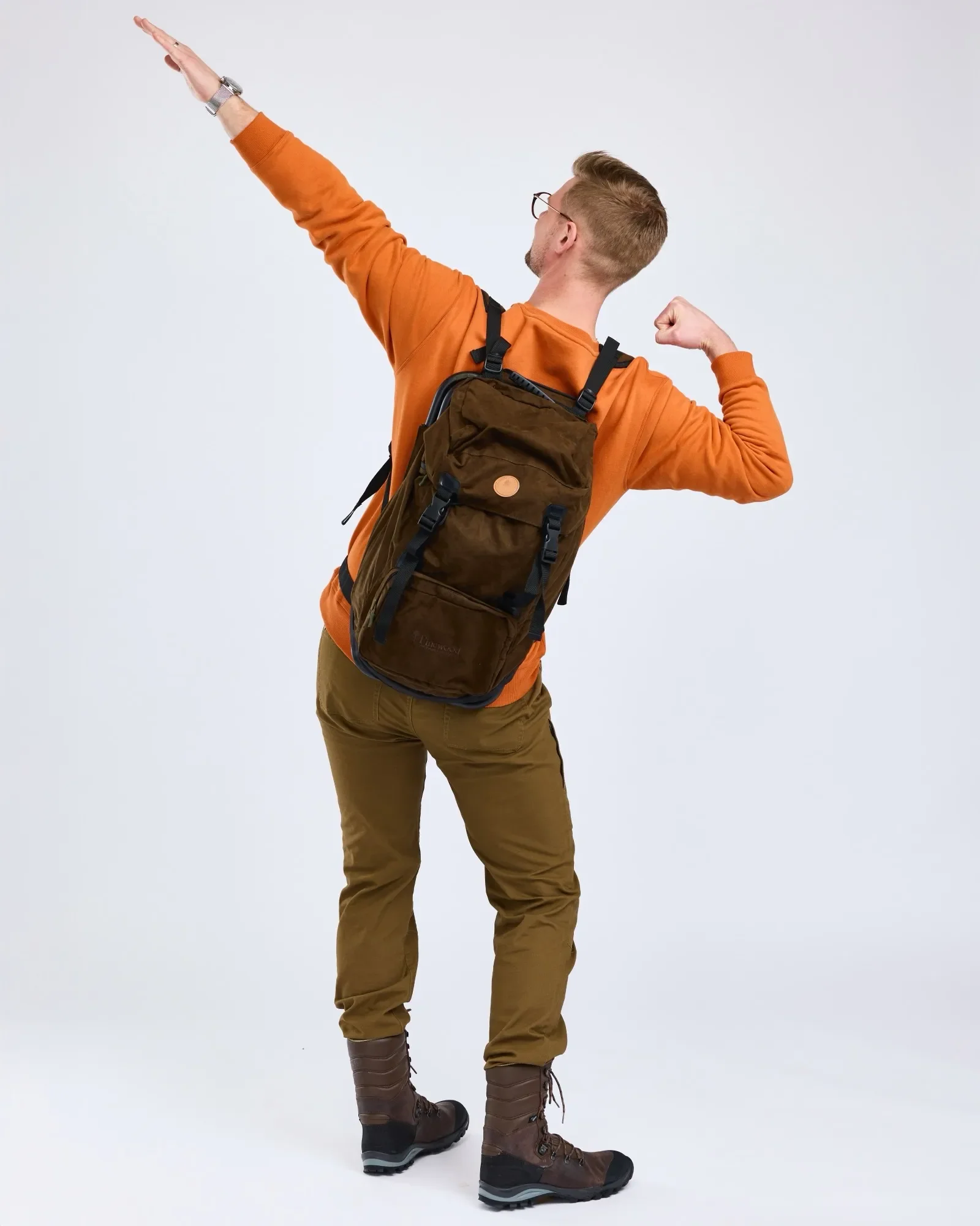 Pinewood® Stolryggsäck 35l / Suede Brown - Image 2