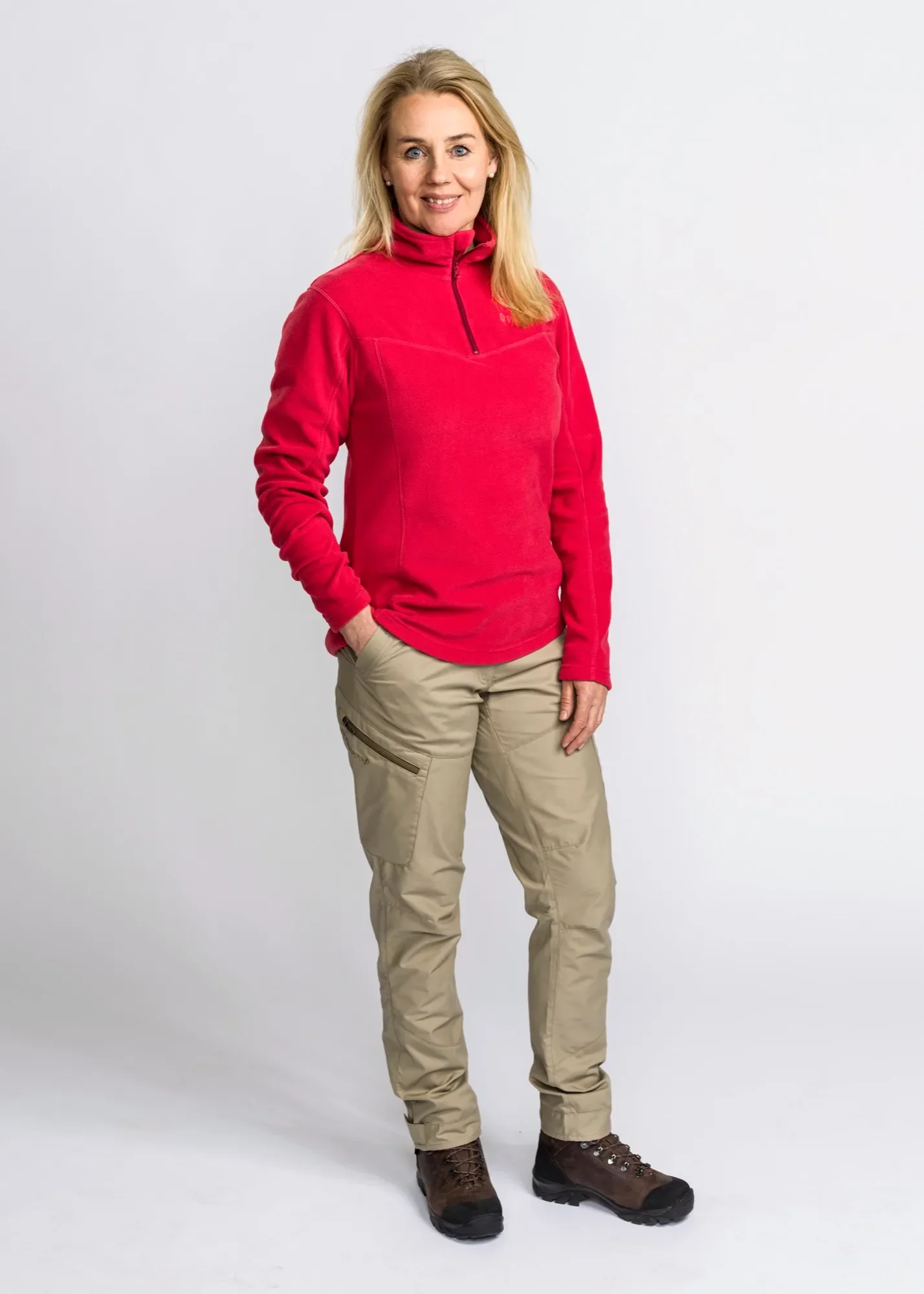 Pinewood® Tiveden Tc-stretch Naturesafe Byxa Dam / L.Khaki