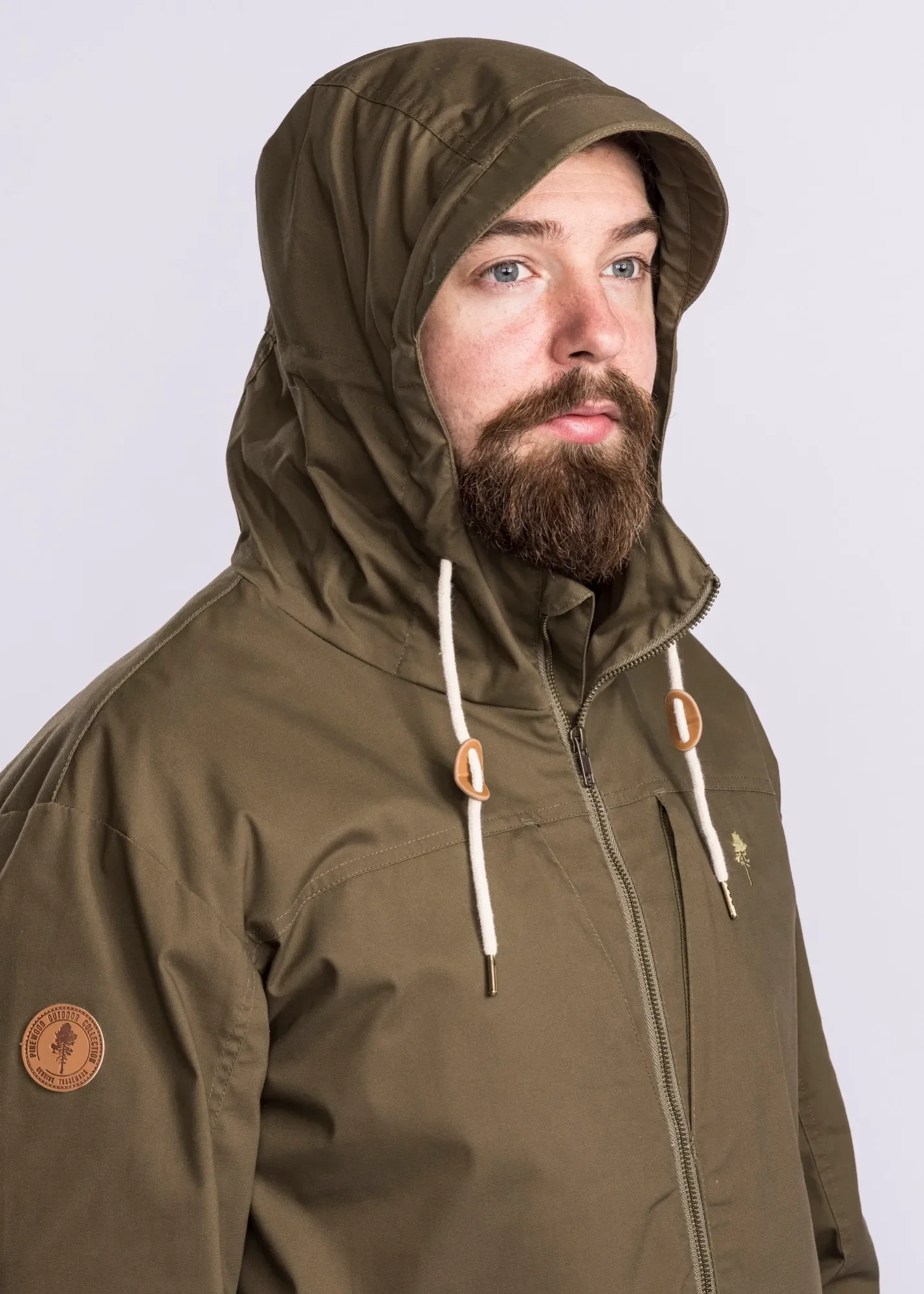 Pinewood® Värnamo Light Jacka Herr / H.Olive - Image 6