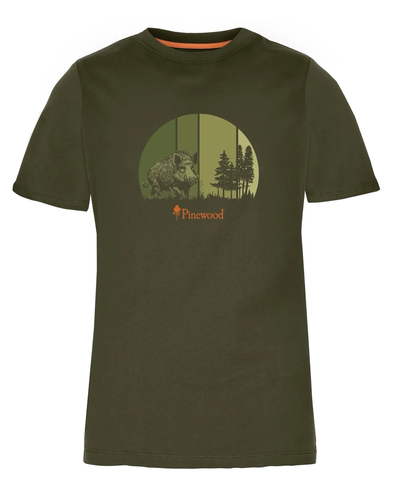 Pinewood® Wild Boar T-shirt Dam / Olive