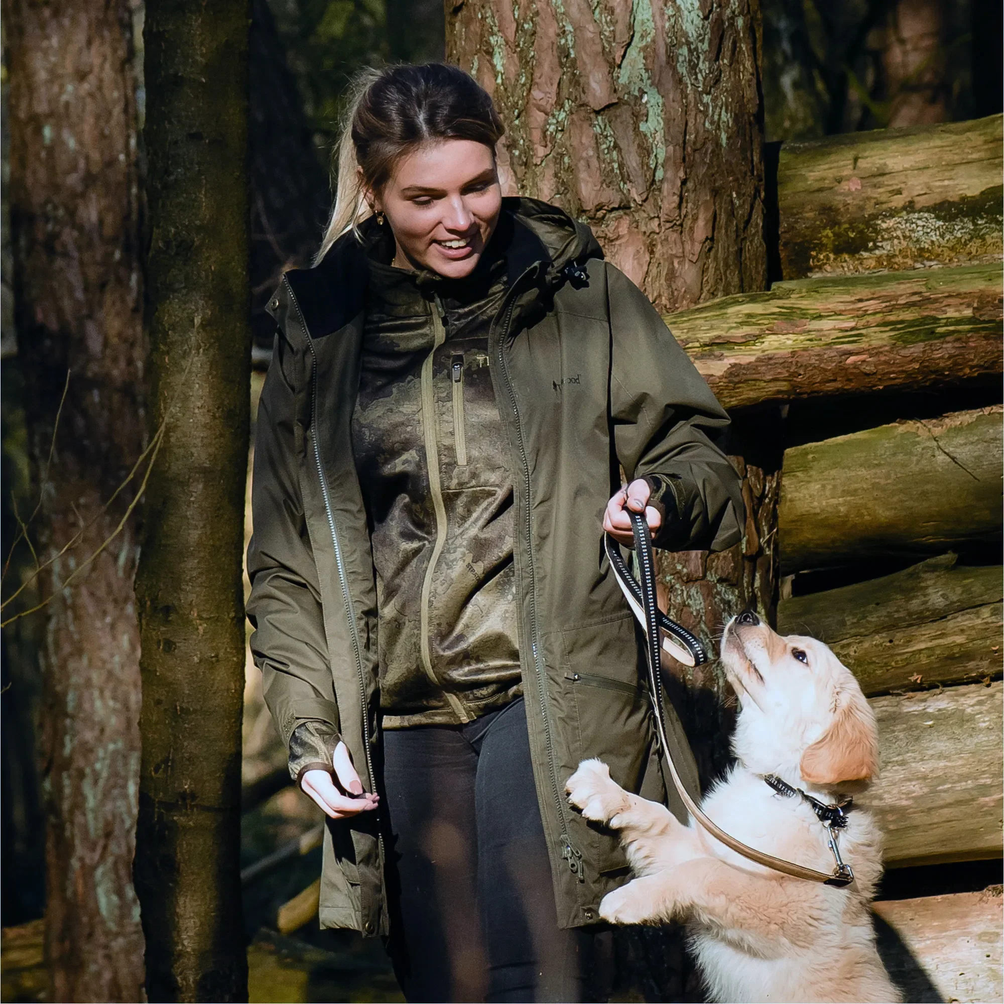 Pinewood® Wilda Parkas Dam / Moss Green - Image 10