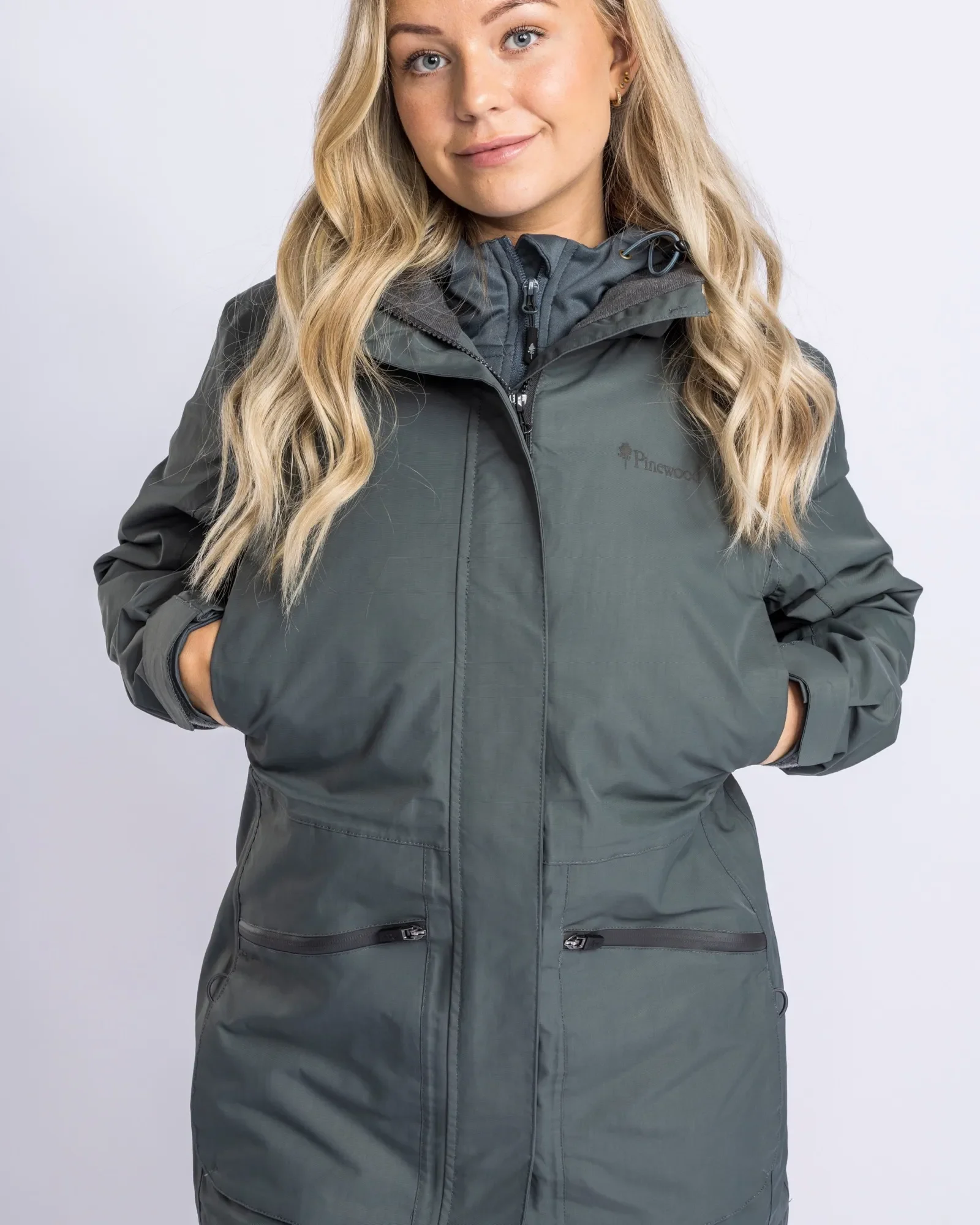 Pinewood® Wilda Parkas Dam / Urban Grey - Image 3
