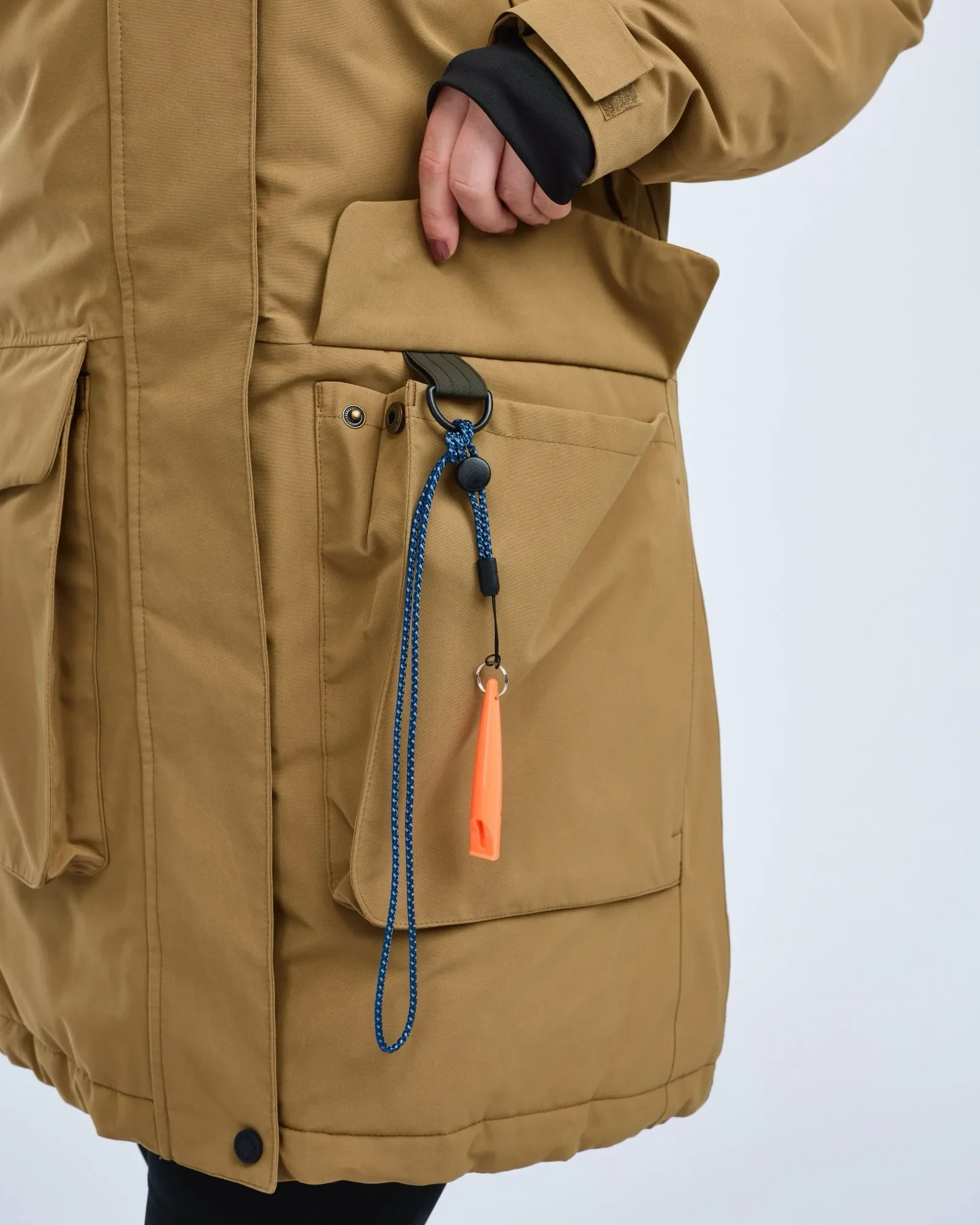 Pinewood® Wilda Vadderad Parkas Dam / D.Sandstone - Image 5