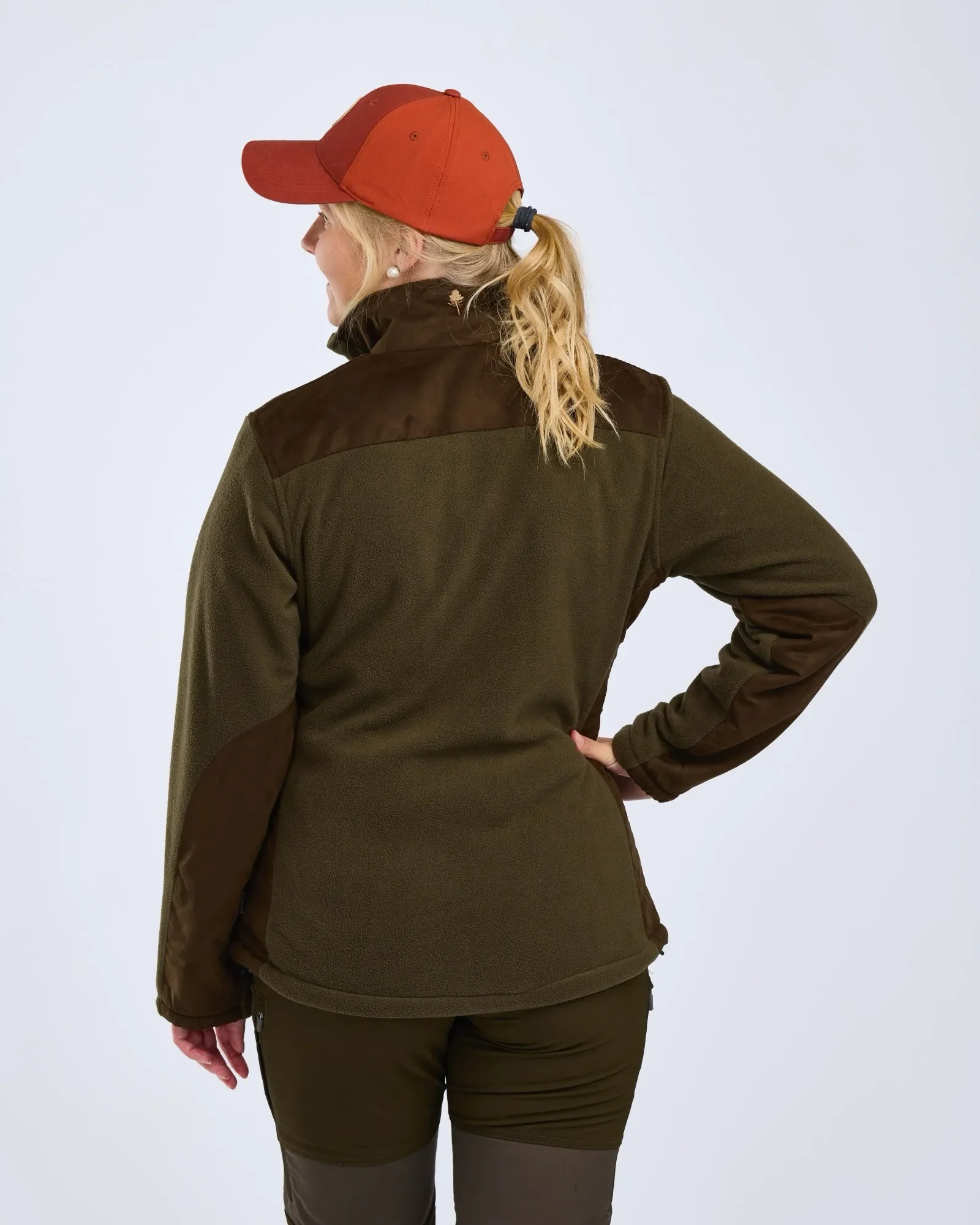 Pinewood® Wildmark Membran Fleecejacka Dam / H.Brown/Suede Brown - Image 2