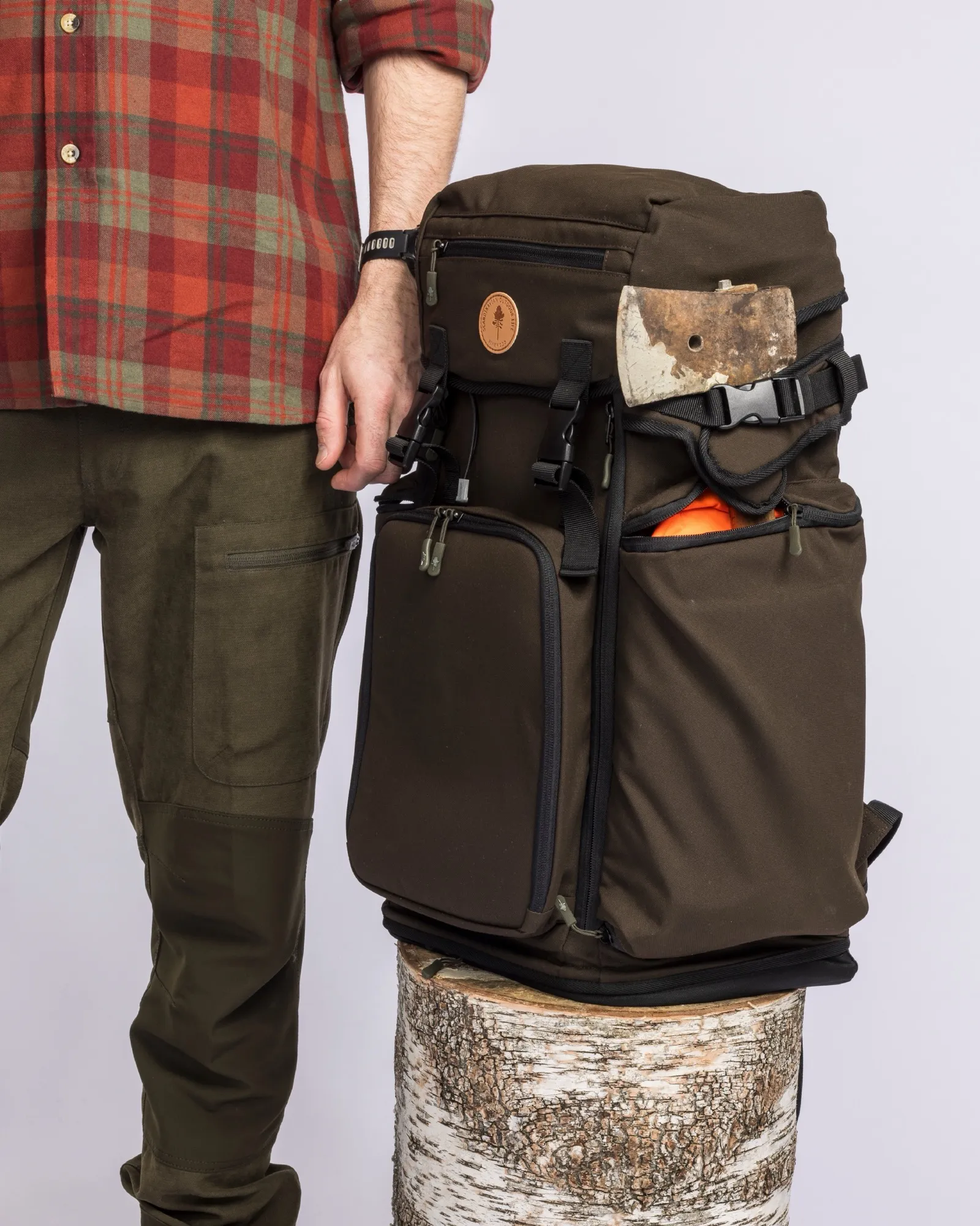 Pinewood® Wildmark Stolryggsäck / Suede Brown - Image 3