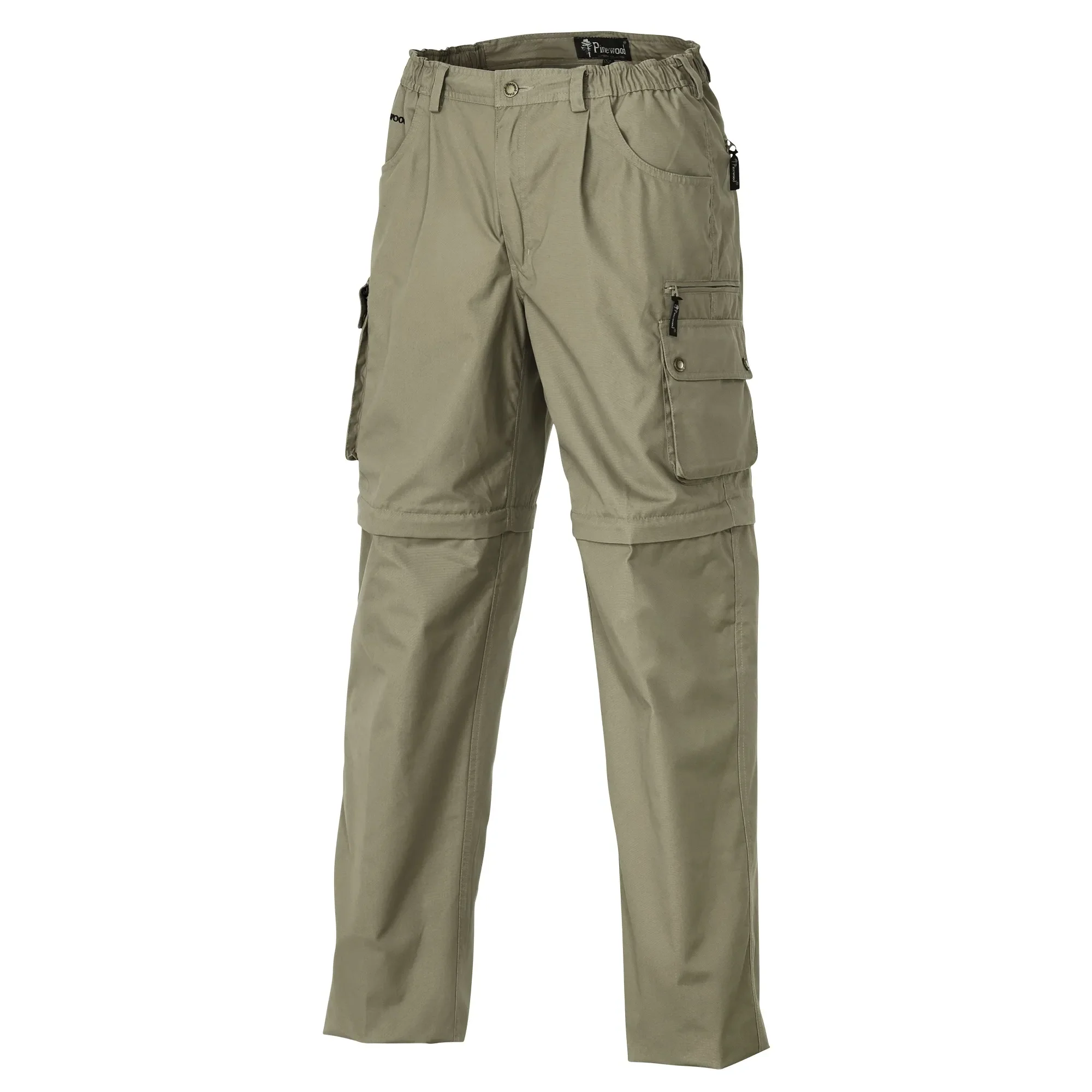 Pinewood® Wildmark Zip-off Byxa Herr / L.Khaki
