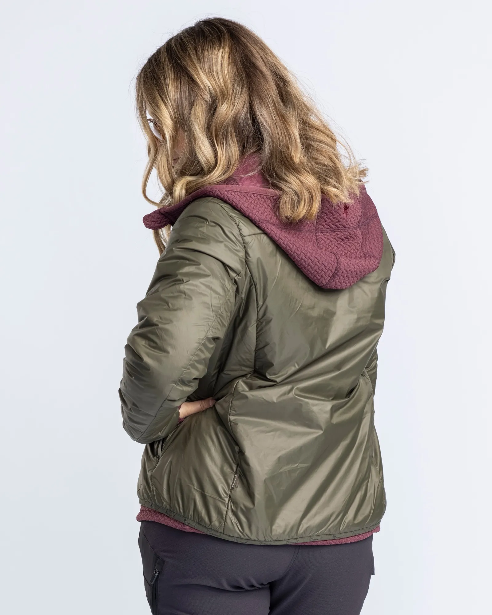 Pinewood® Wool Insulated Midlayer Jacka Dam / Moss Green - Image 2