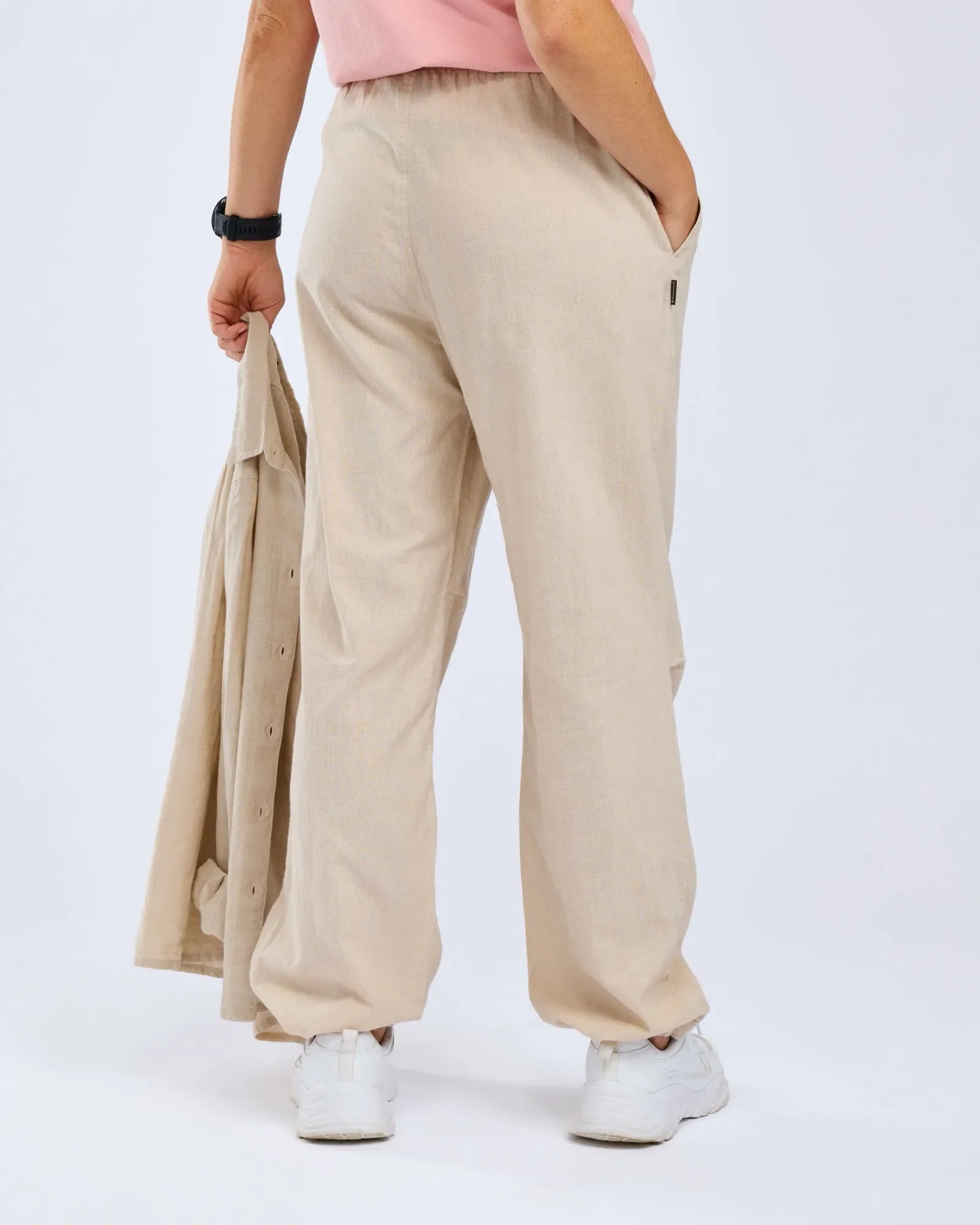 Värnamo InsectSafe® Hemp Mix Byxor Dam / Linen Beige - Image 2