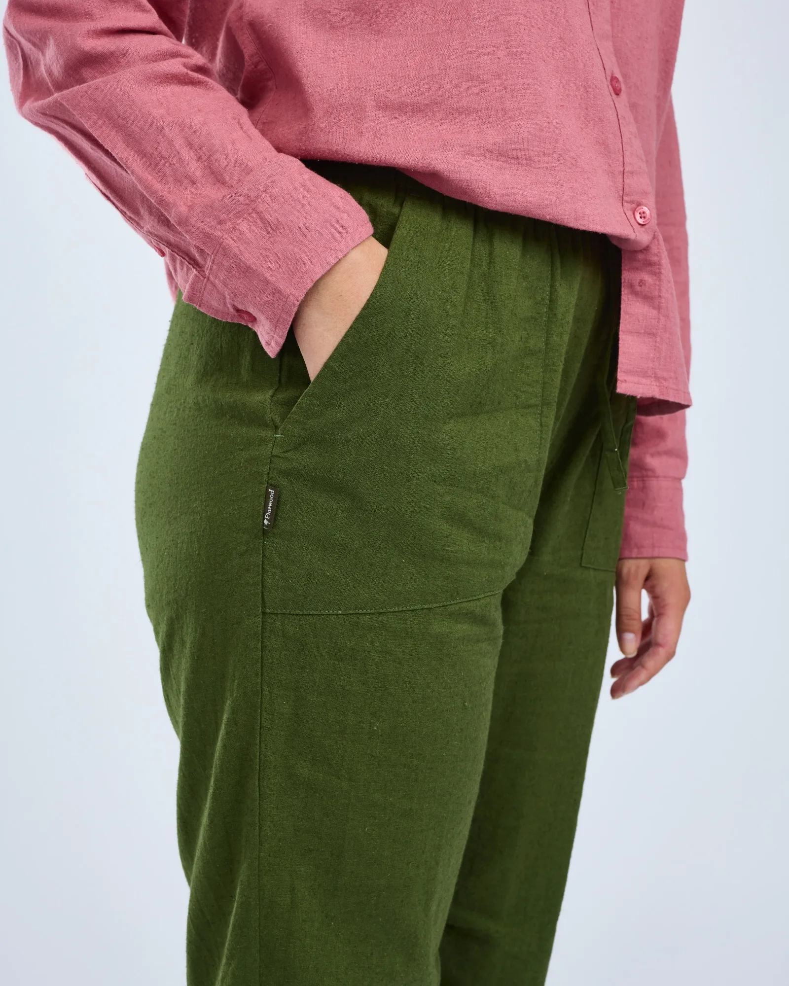 Värnamo InsectSafe® Hemp Mix Byxor Dam / Pine Green - Image 3