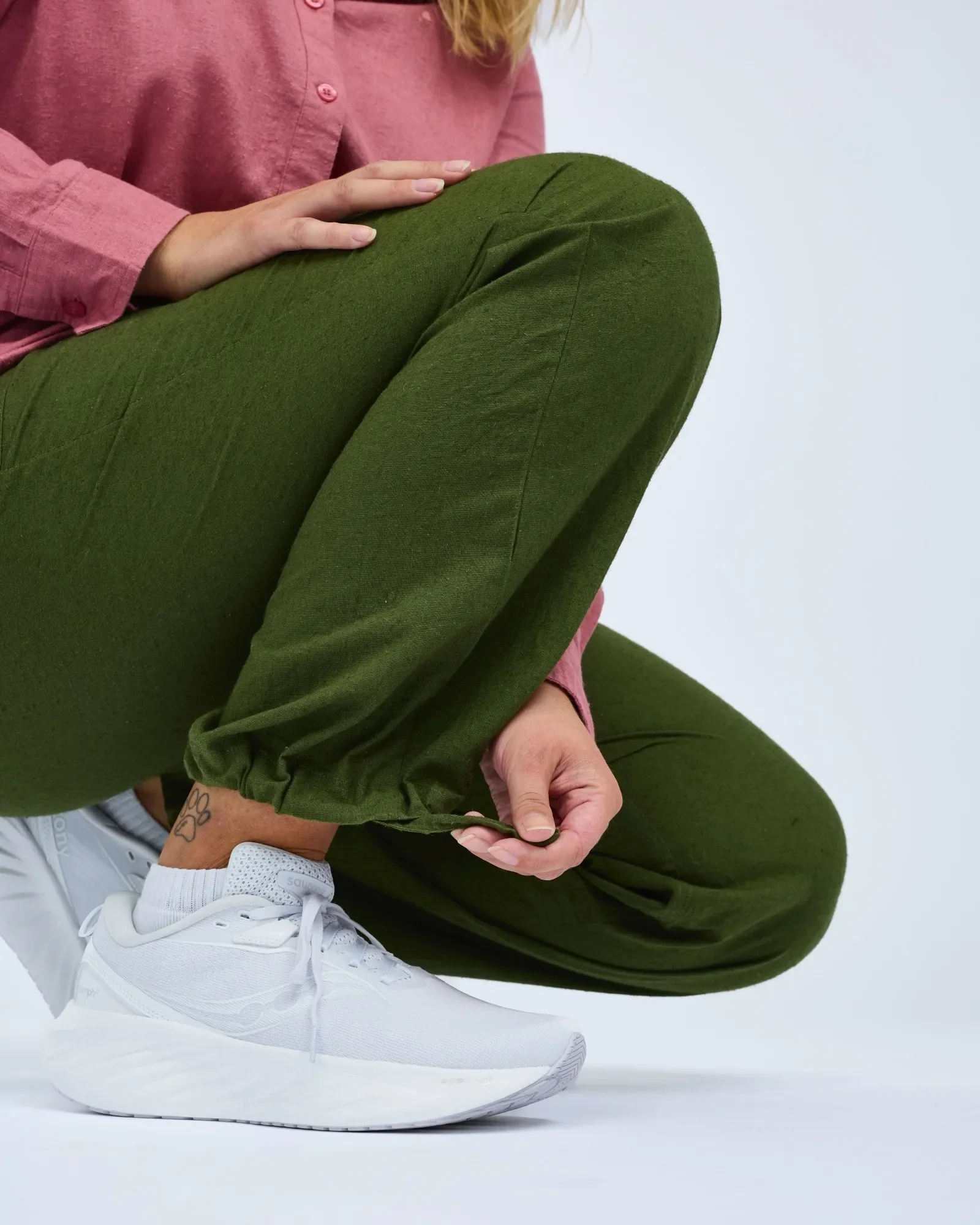 Värnamo InsectSafe® Hemp Mix Byxor Dam / Pine Green - Image 5