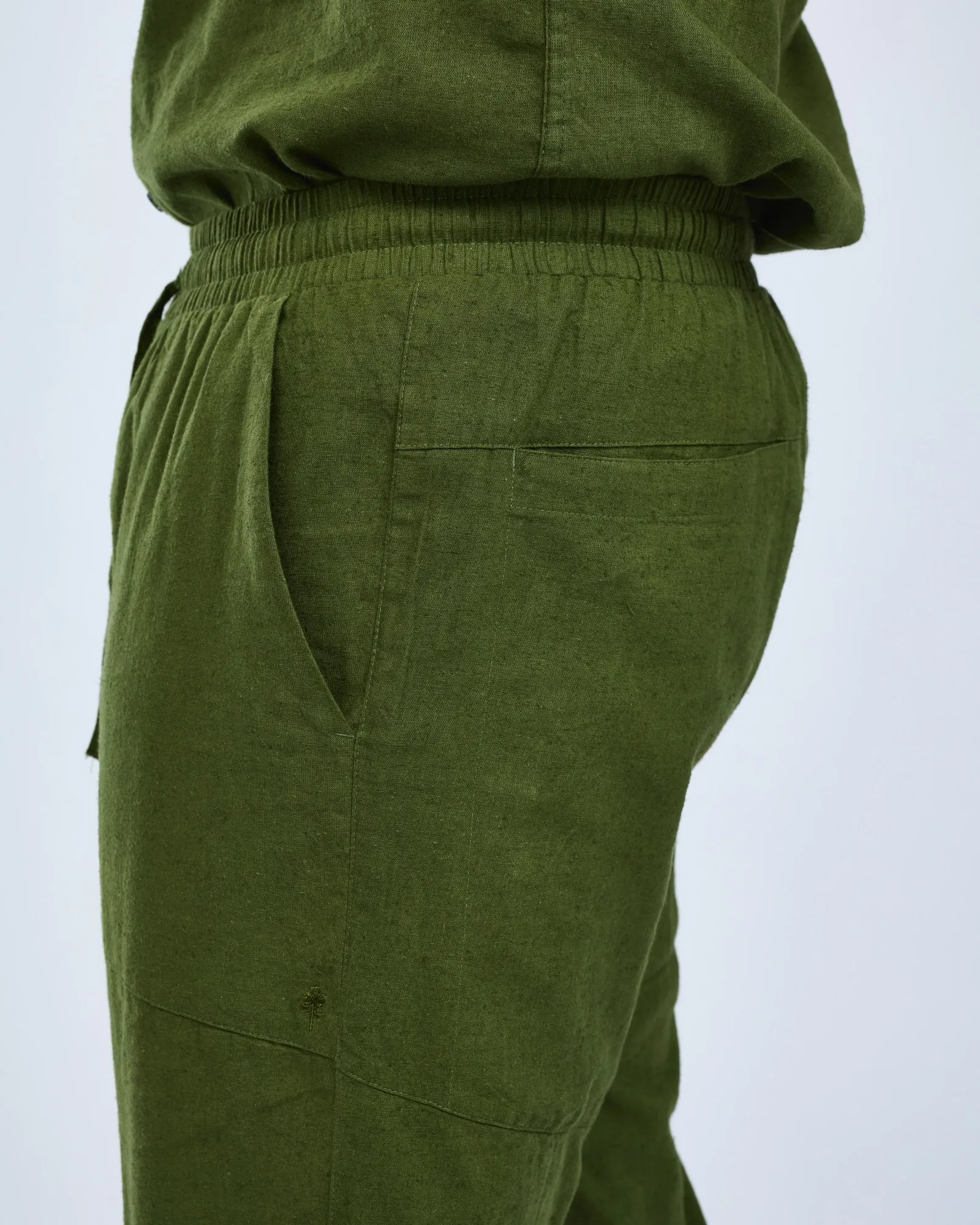Värnamo InsectSafe® Hemp Mix Byxor Herr / Pine Green - Image 4