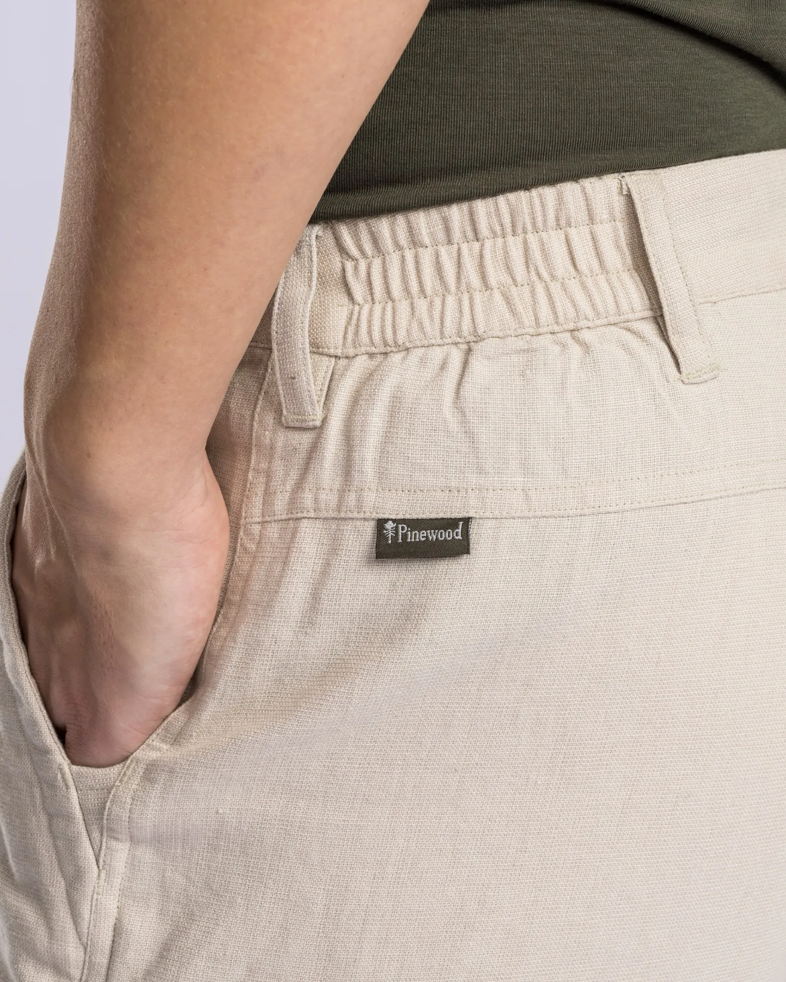Värnamo Insectsafe Linnebyxor Dam / Linen Beige - Image 4