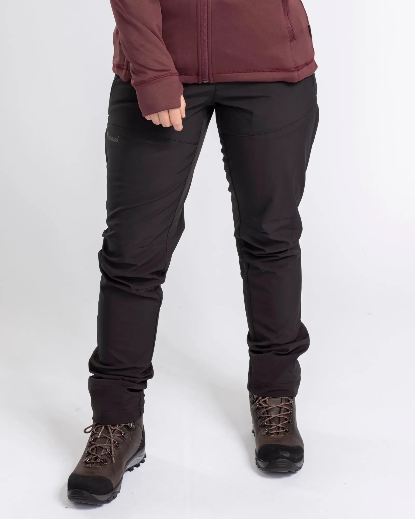 Wilda Stretch Shell Byxor Dam / Black